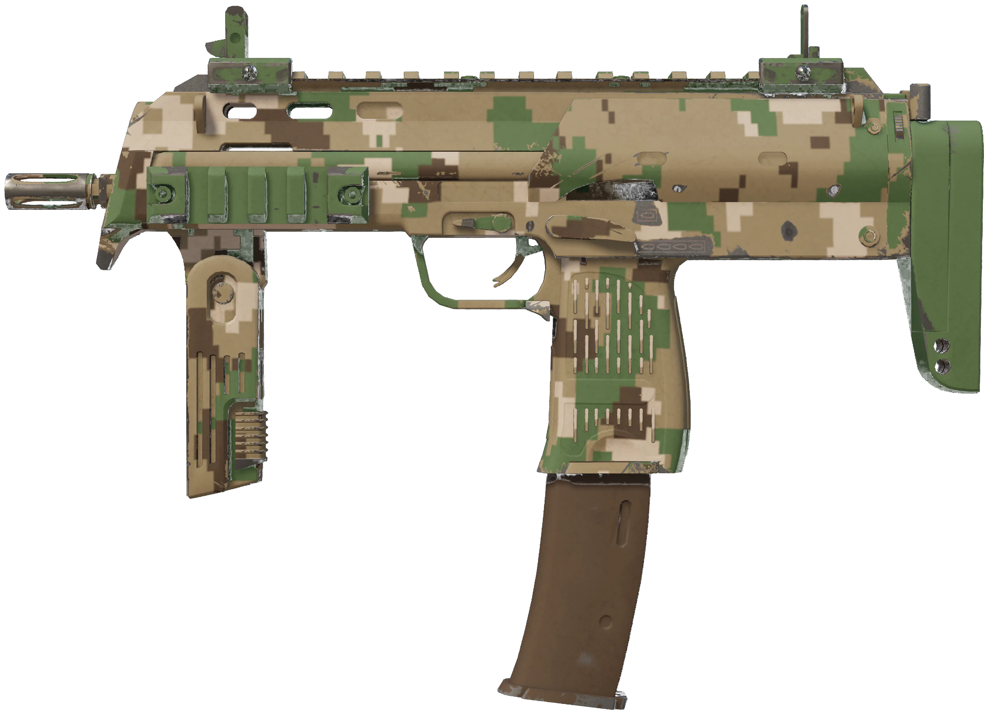 MP7 | Forest DDPAT representative Minimal Wear wear preview