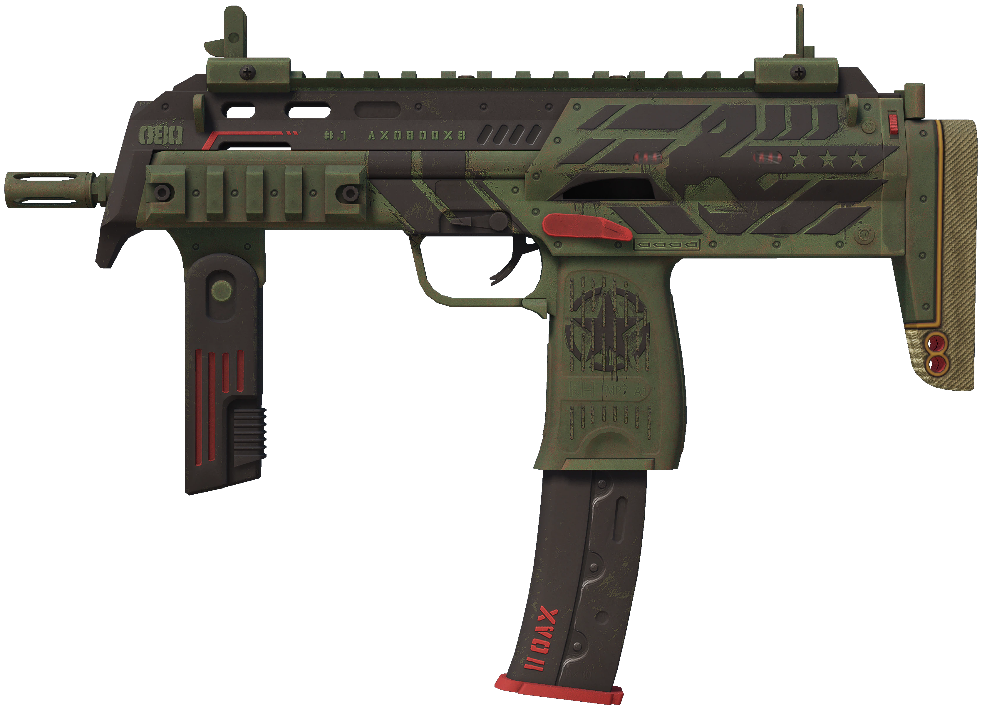 MP7 | Guerrilla CS2 skin — open high-resolution image