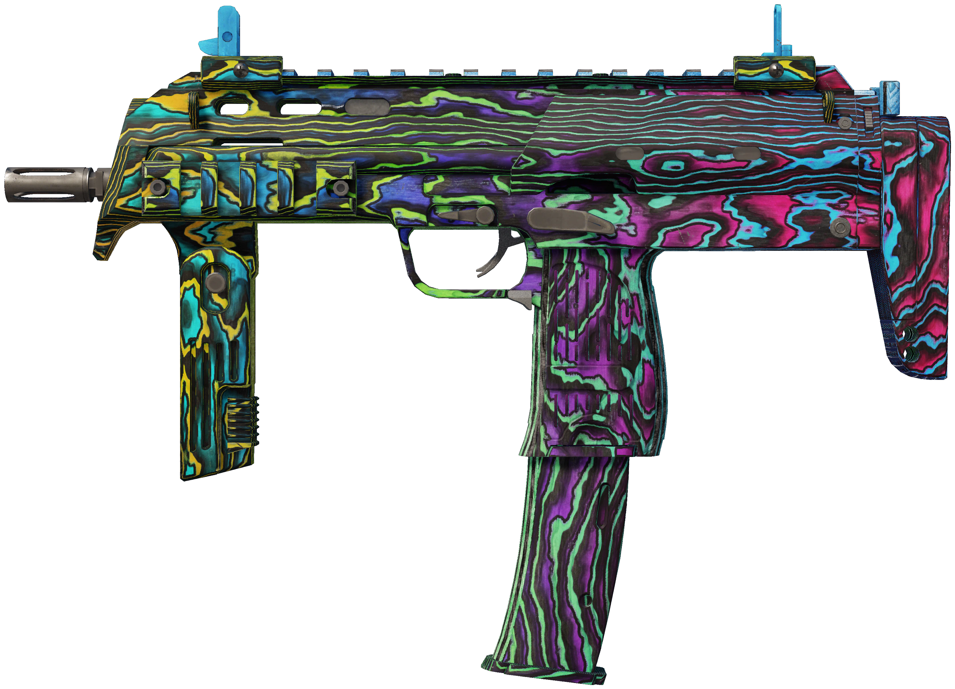 MP7 | Neon Ply representative Minimal Wear wear preview