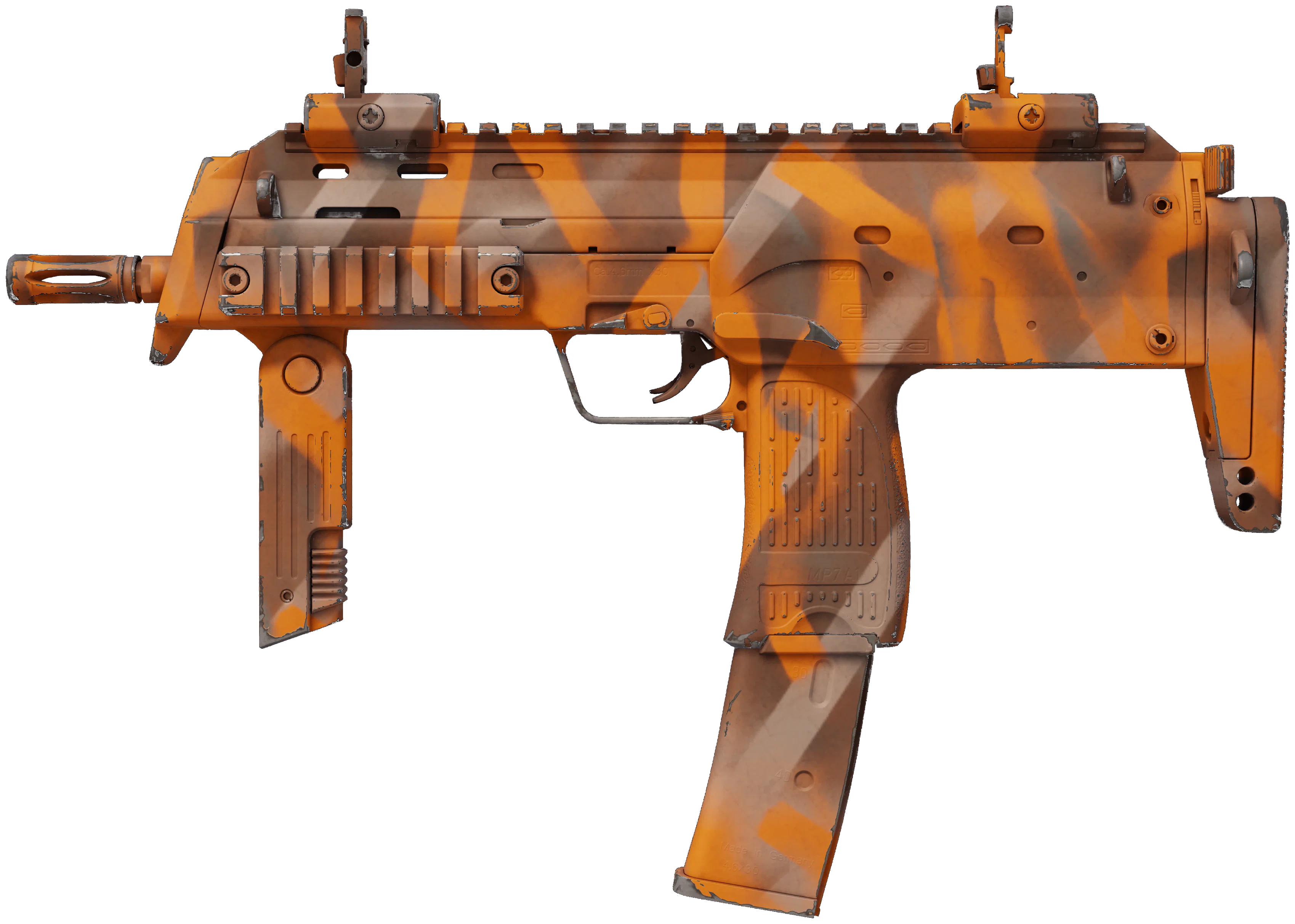 MP7 | Orange Peel CS2 skin — open high-resolution image
