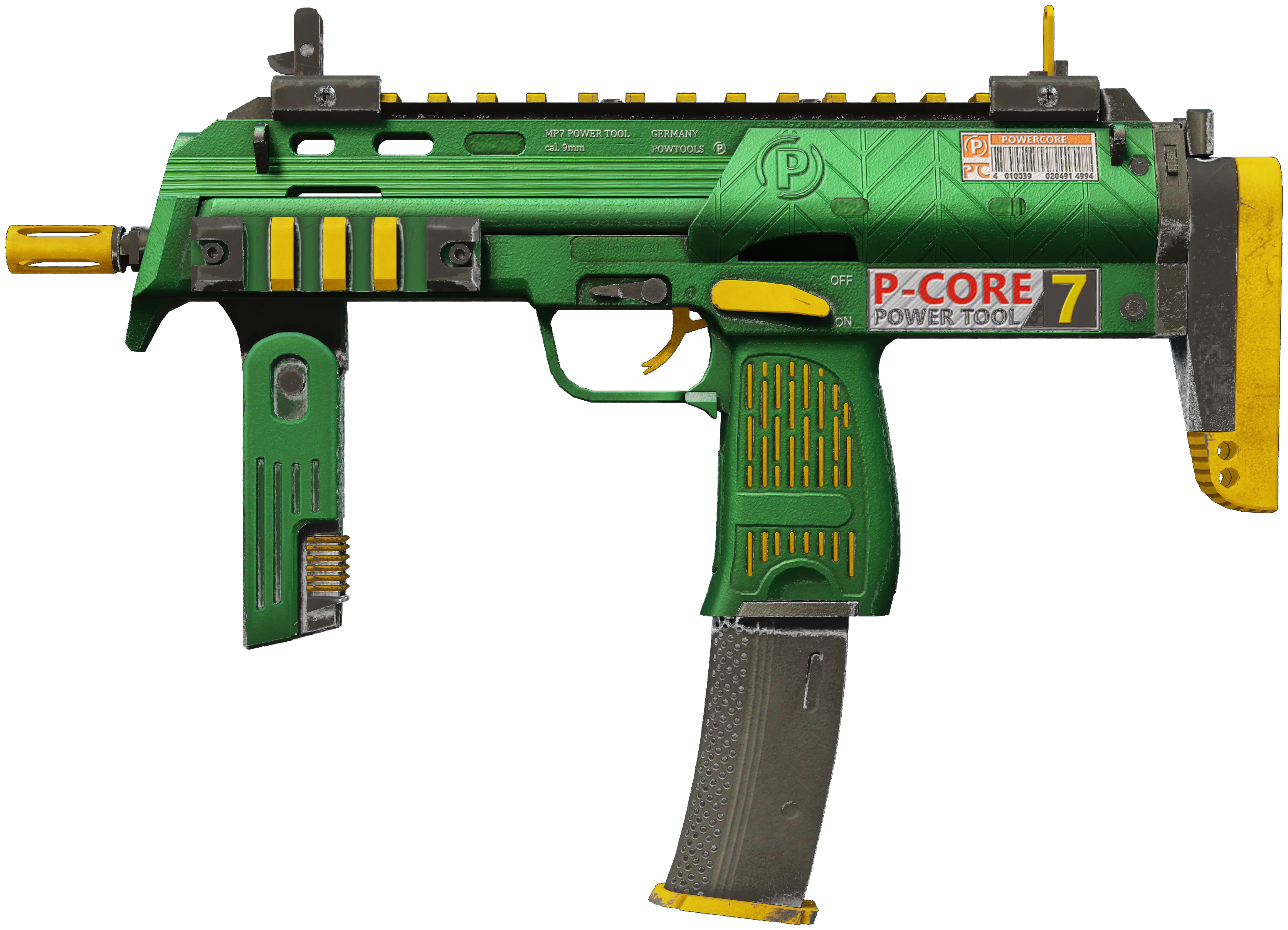 MP7 | Powercore CS2 skin — open high-resolution image