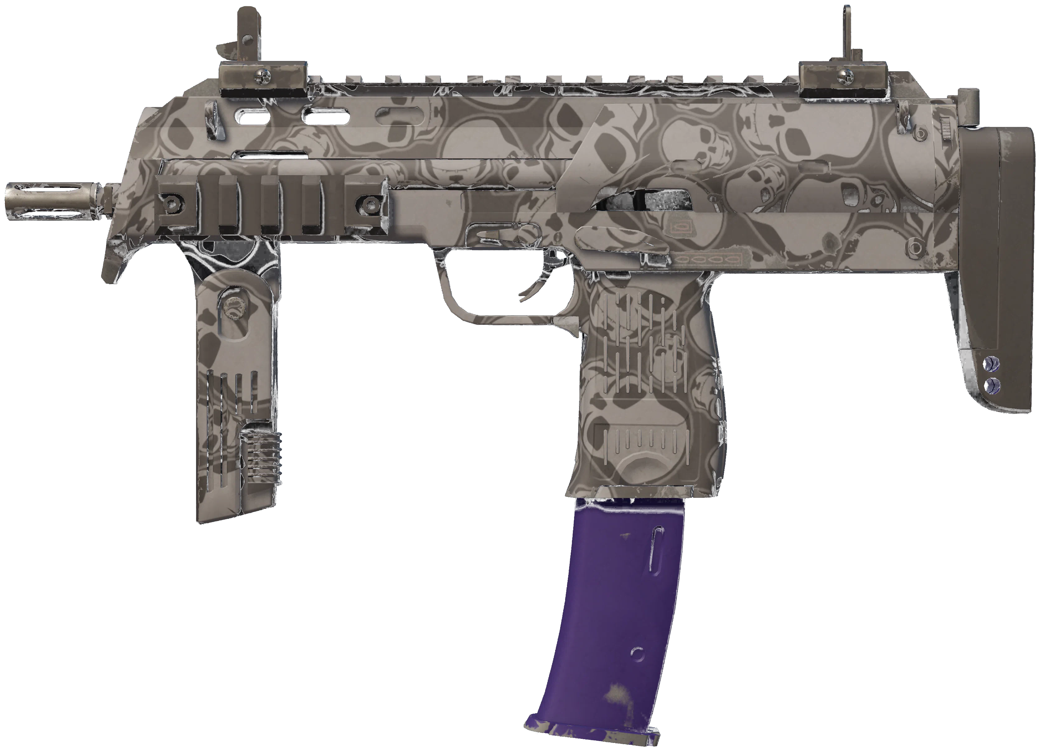 MP7 | Skulls representative Minimal Wear wear preview