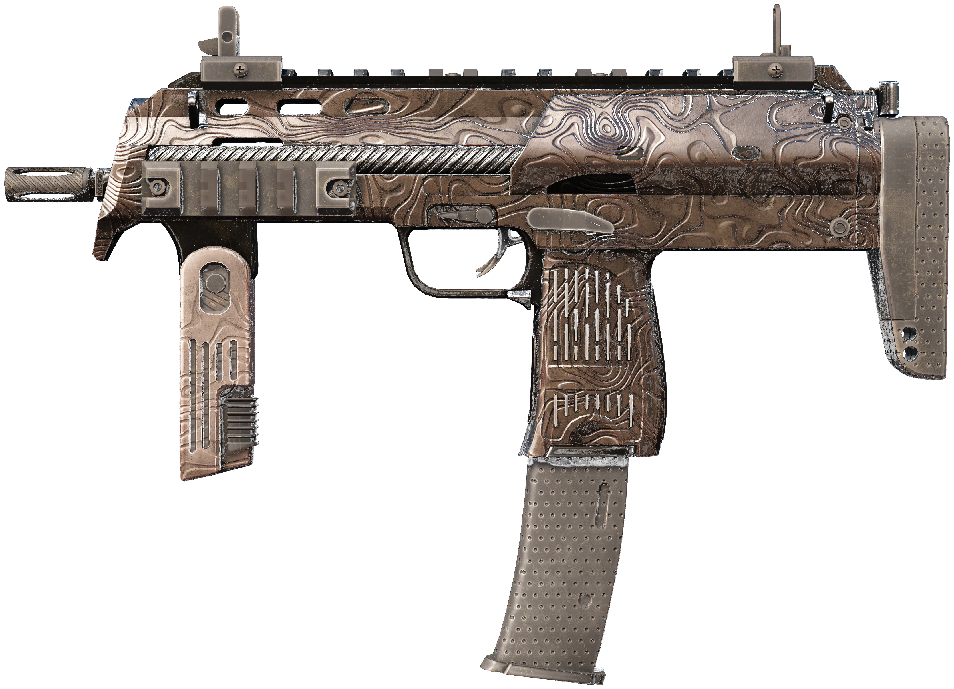MP7 | Sunbaked CS2 skin — open high-resolution image