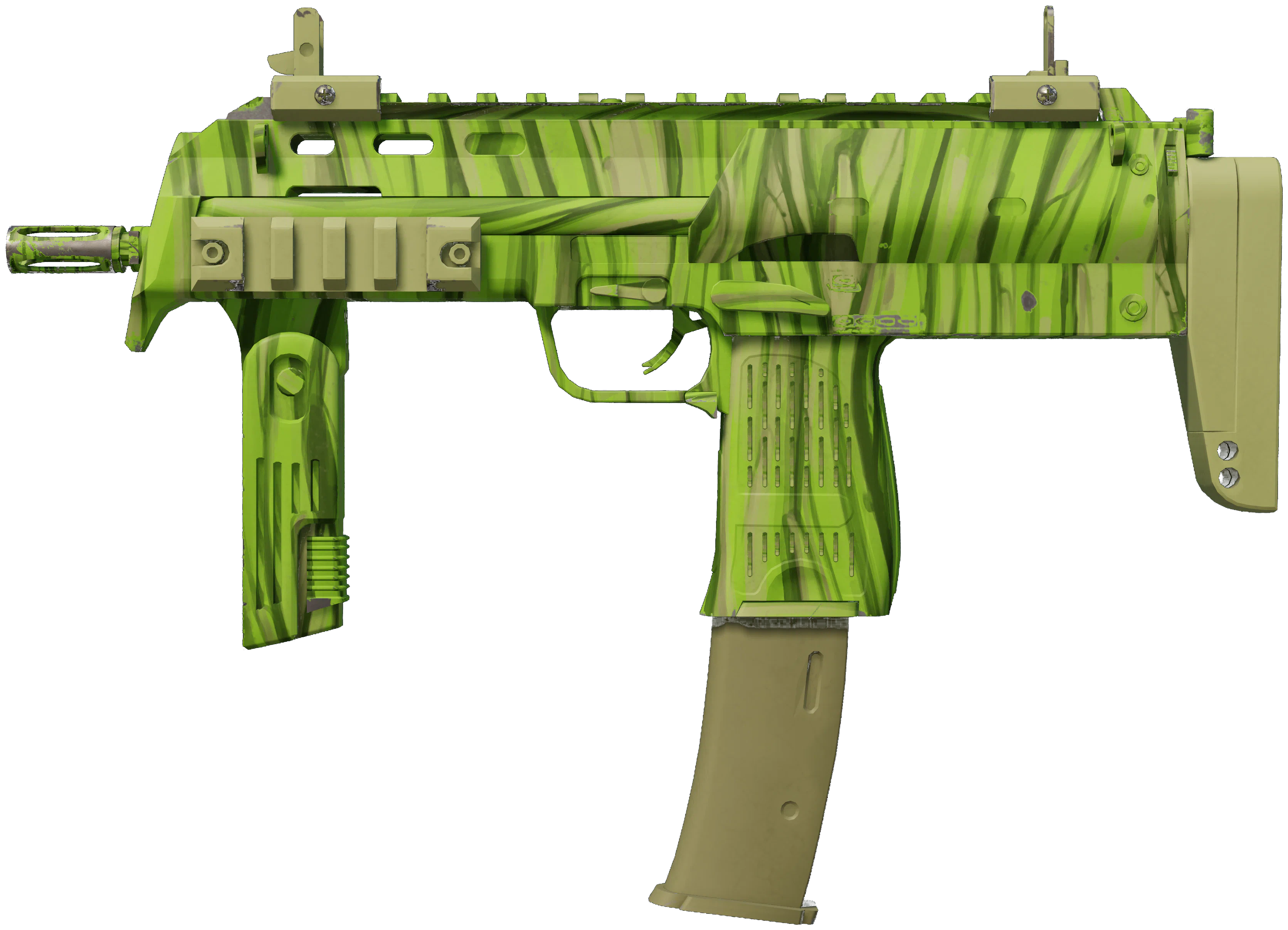 MP7 | Tall Grass CS2 skin — open high-resolution image