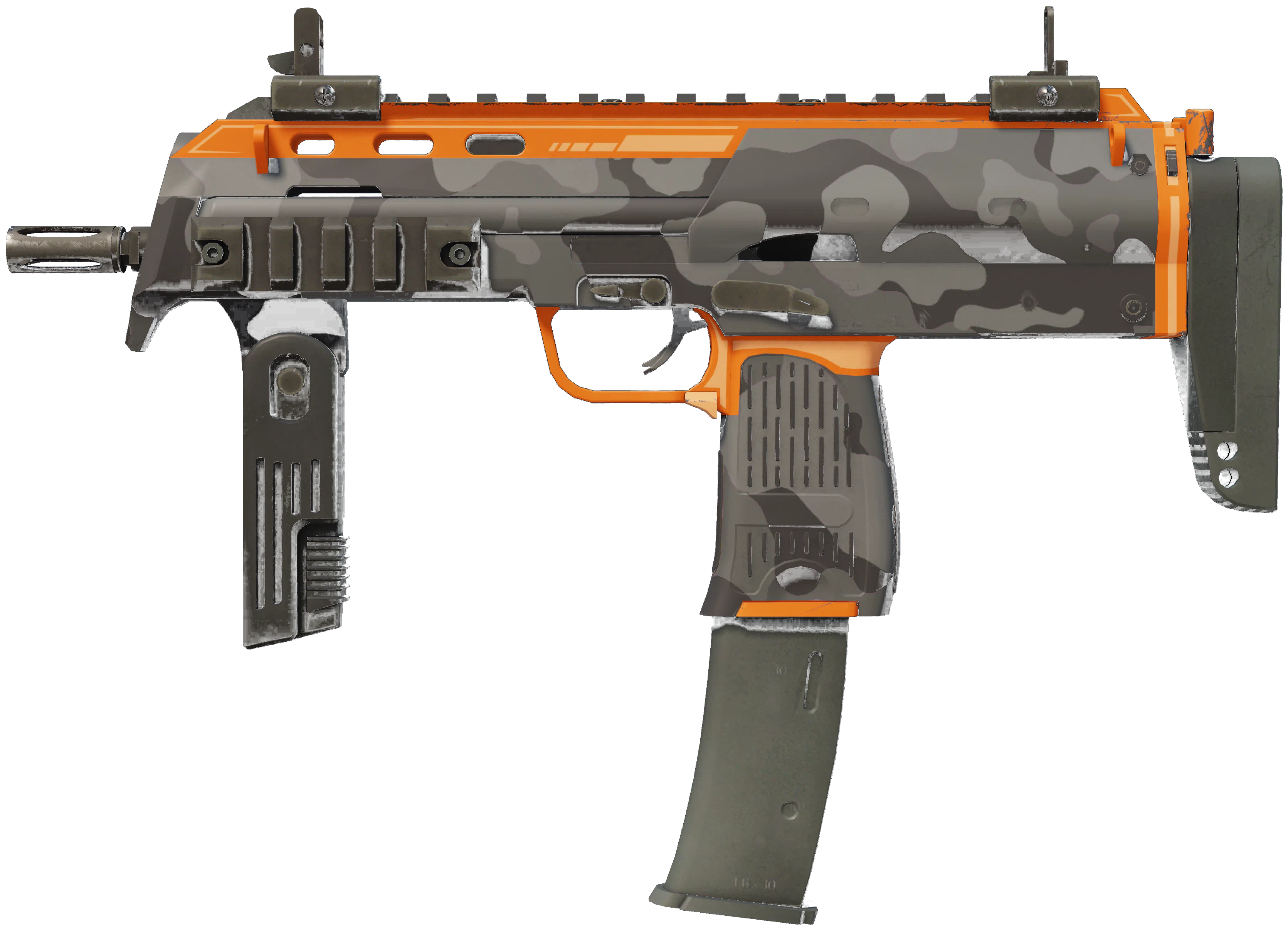 MP7 | Urban Hazard CS2 skin — open high-resolution image