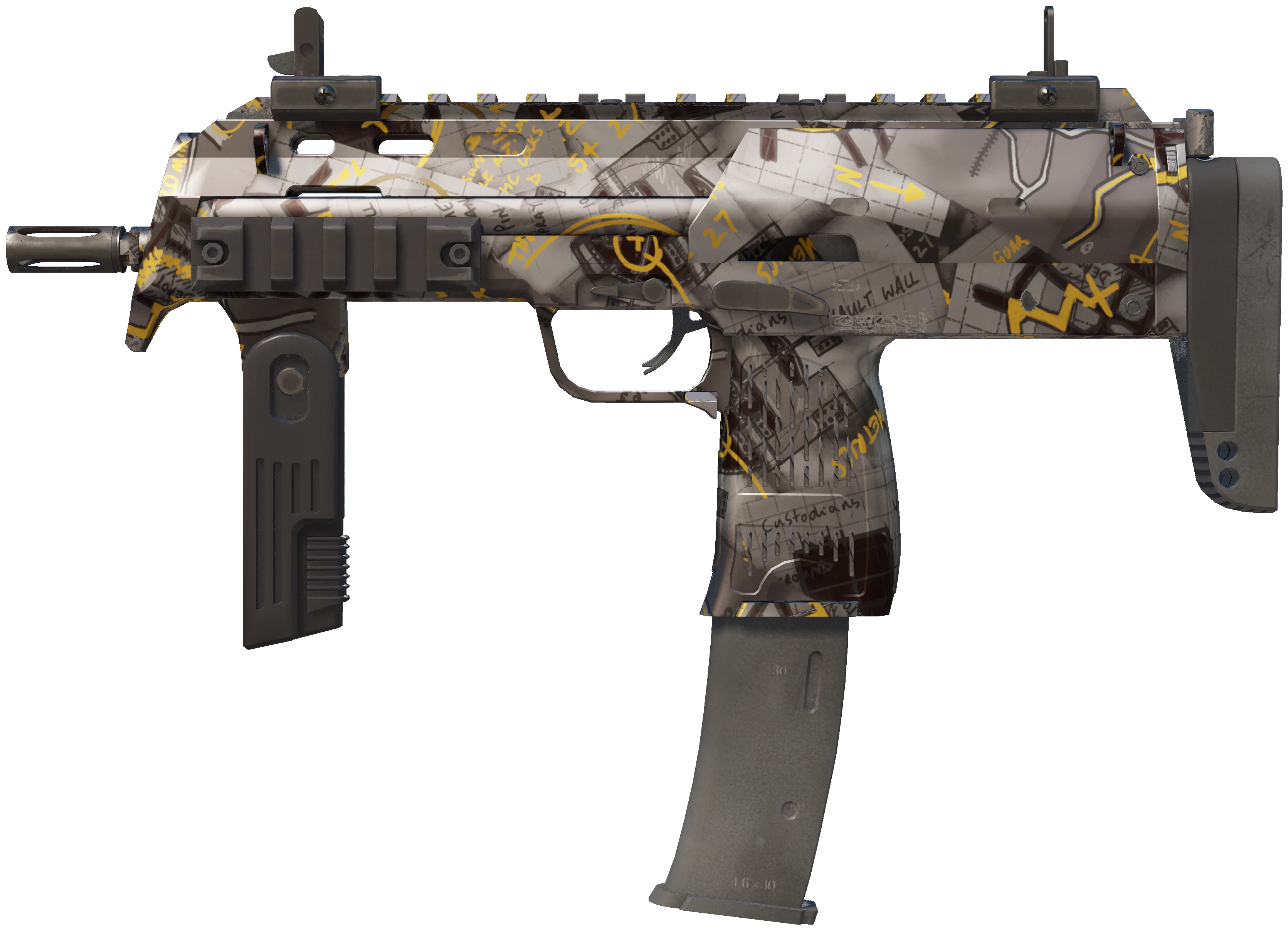 MP7 | Vault Heist CS2 skin — open high-resolution image
