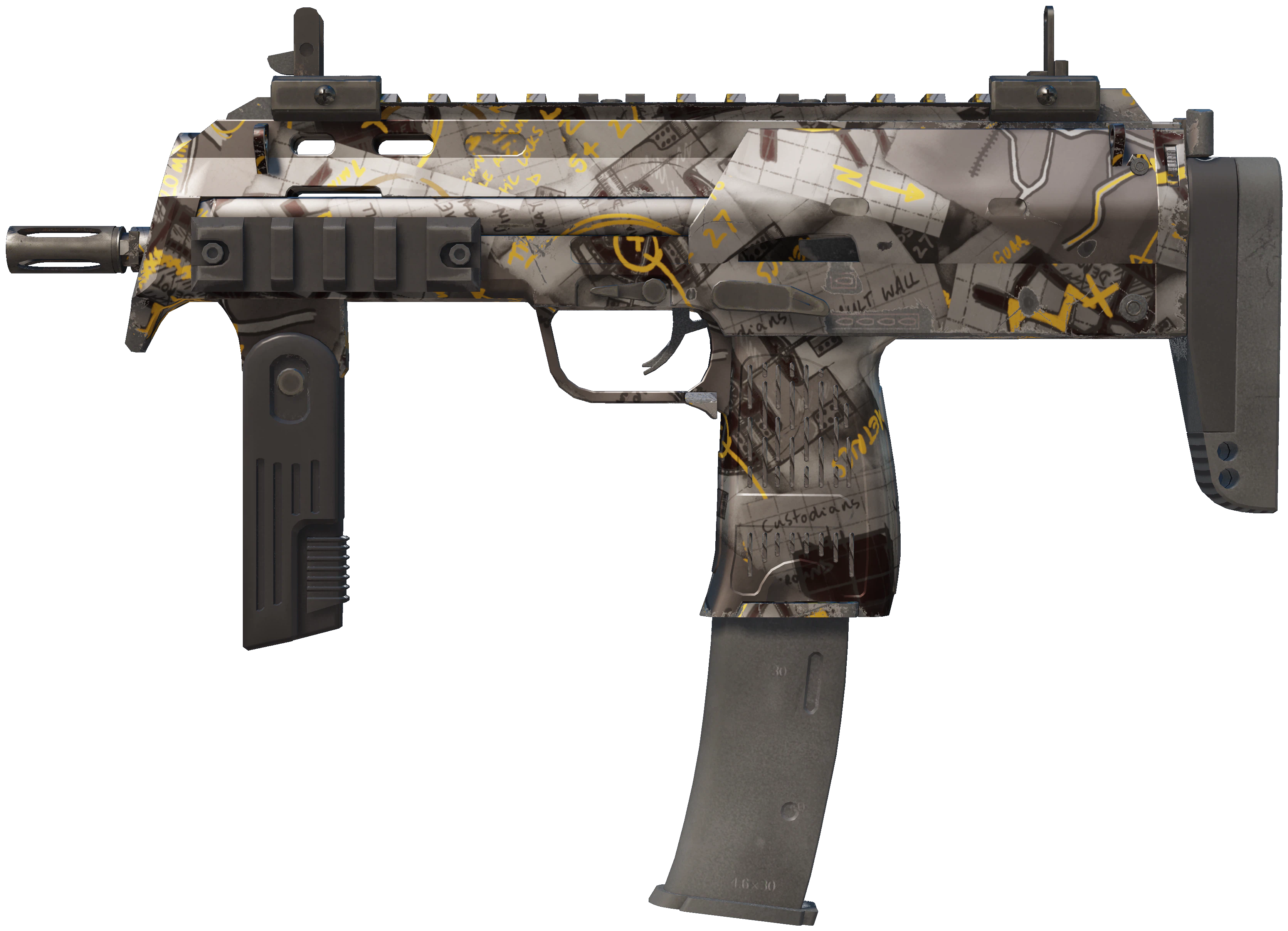 MP7 | Vault Heist representative Minimal Wear wear preview