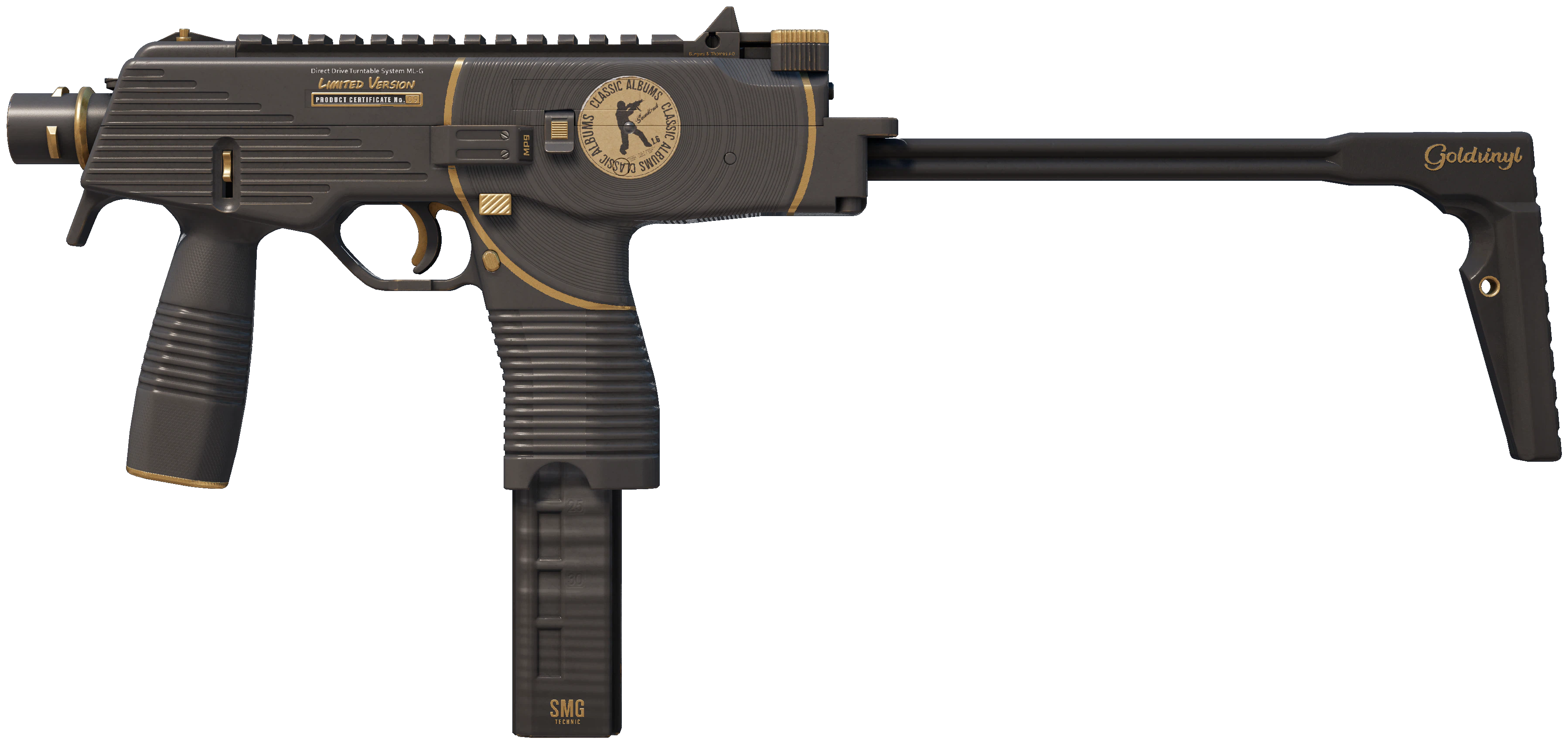MP9 | Broken Record representative Minimal Wear wear preview