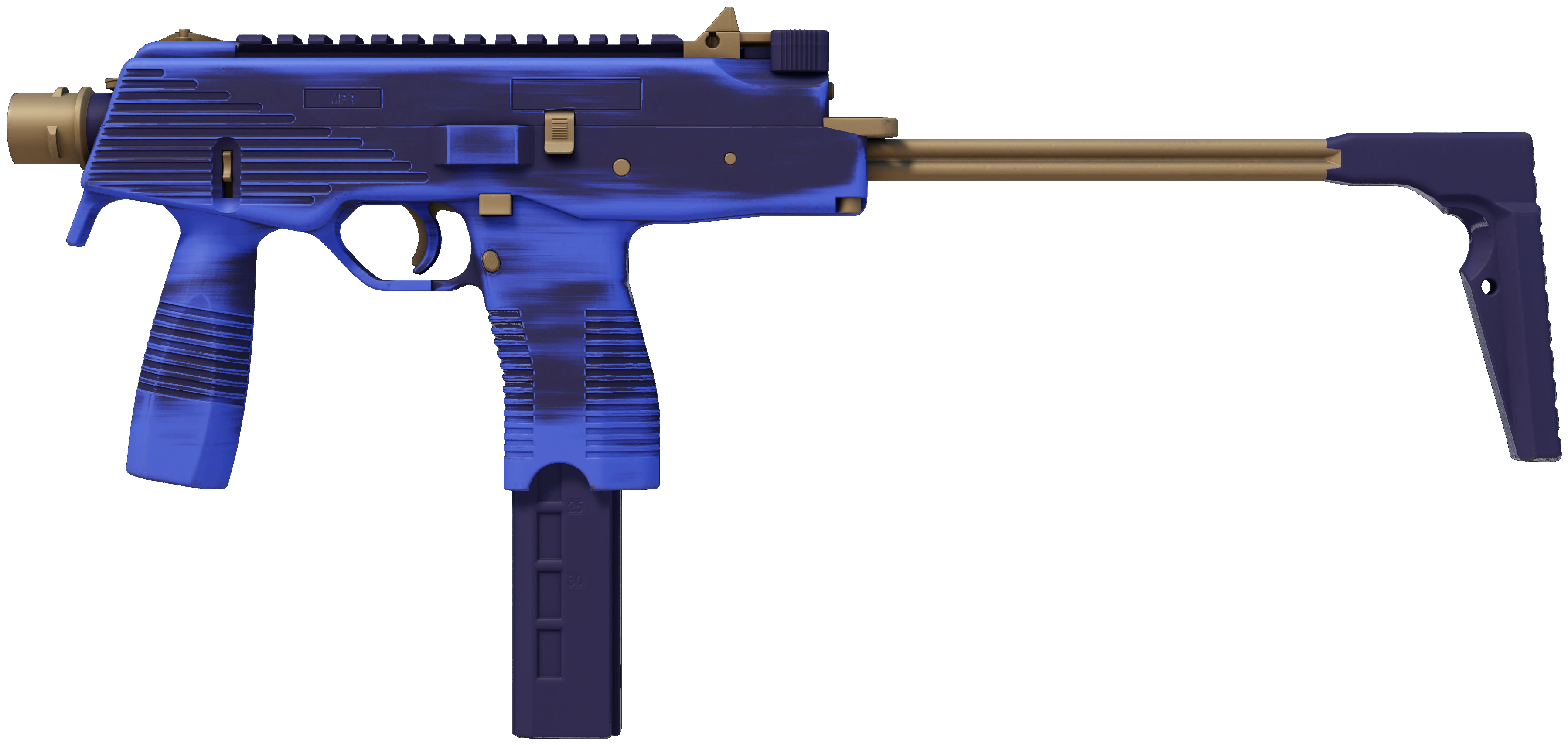 MP9 | Buff Blue CS2 skin — open high-resolution image
