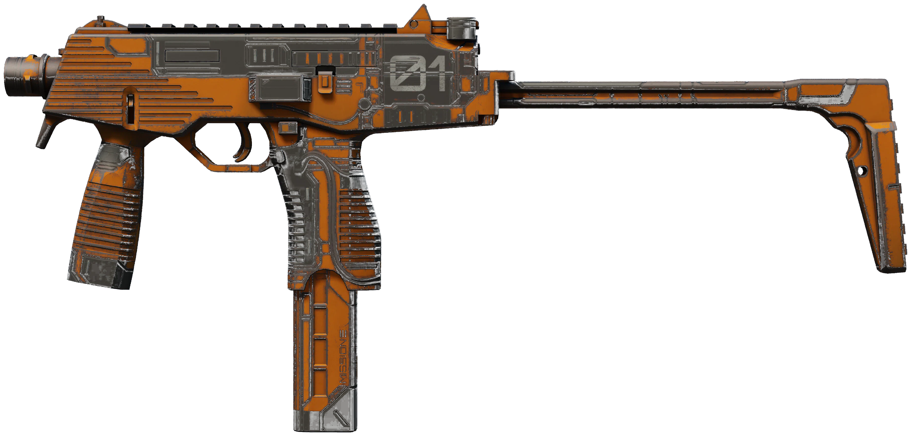 MP9 | Modest Threat CS2 skin — open high-resolution image
