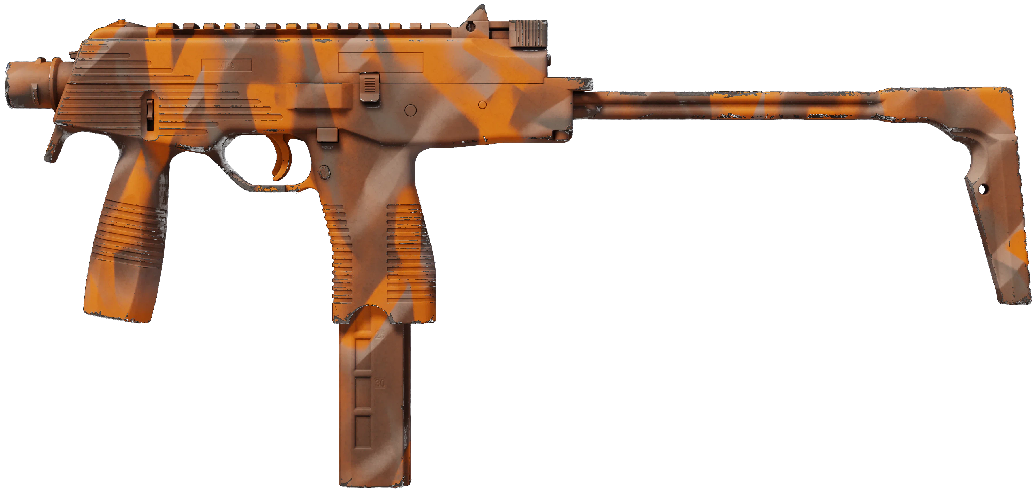 MP9 | Orange Peel CS2 skin — open high-resolution image