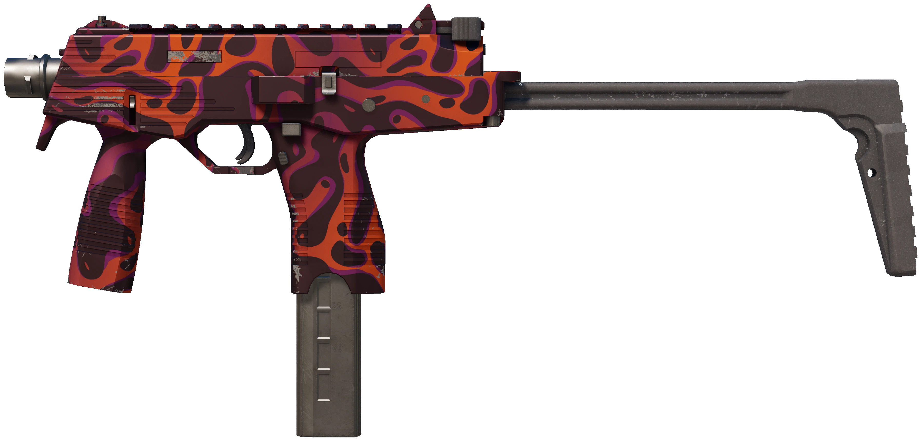 MP9 | Ruby Poison Dart CS2 skin — open high-resolution image