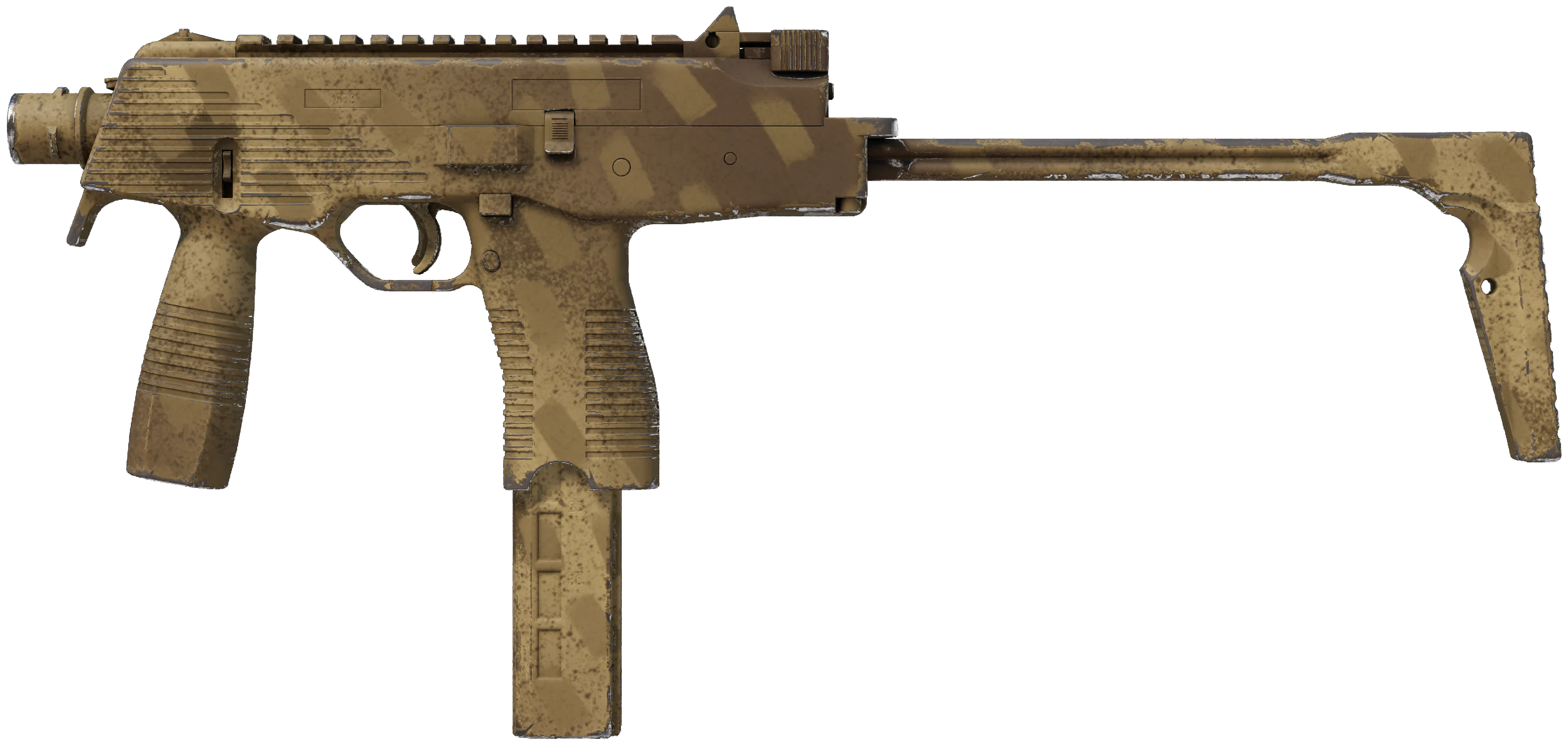 MP9 | Sand Dashed representative Minimal Wear wear preview