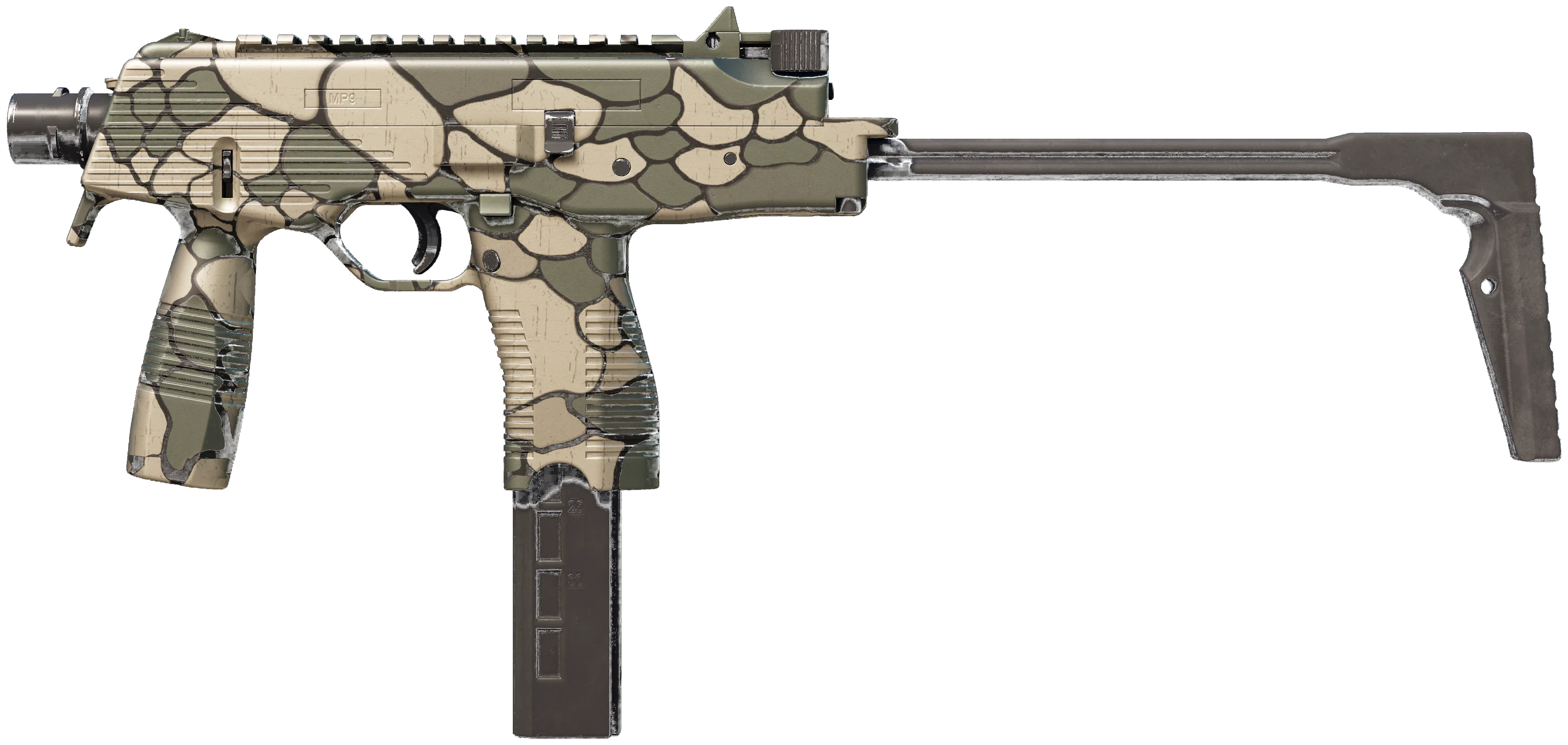 MP9 | Sand Scale CS2 skin — open high-resolution image