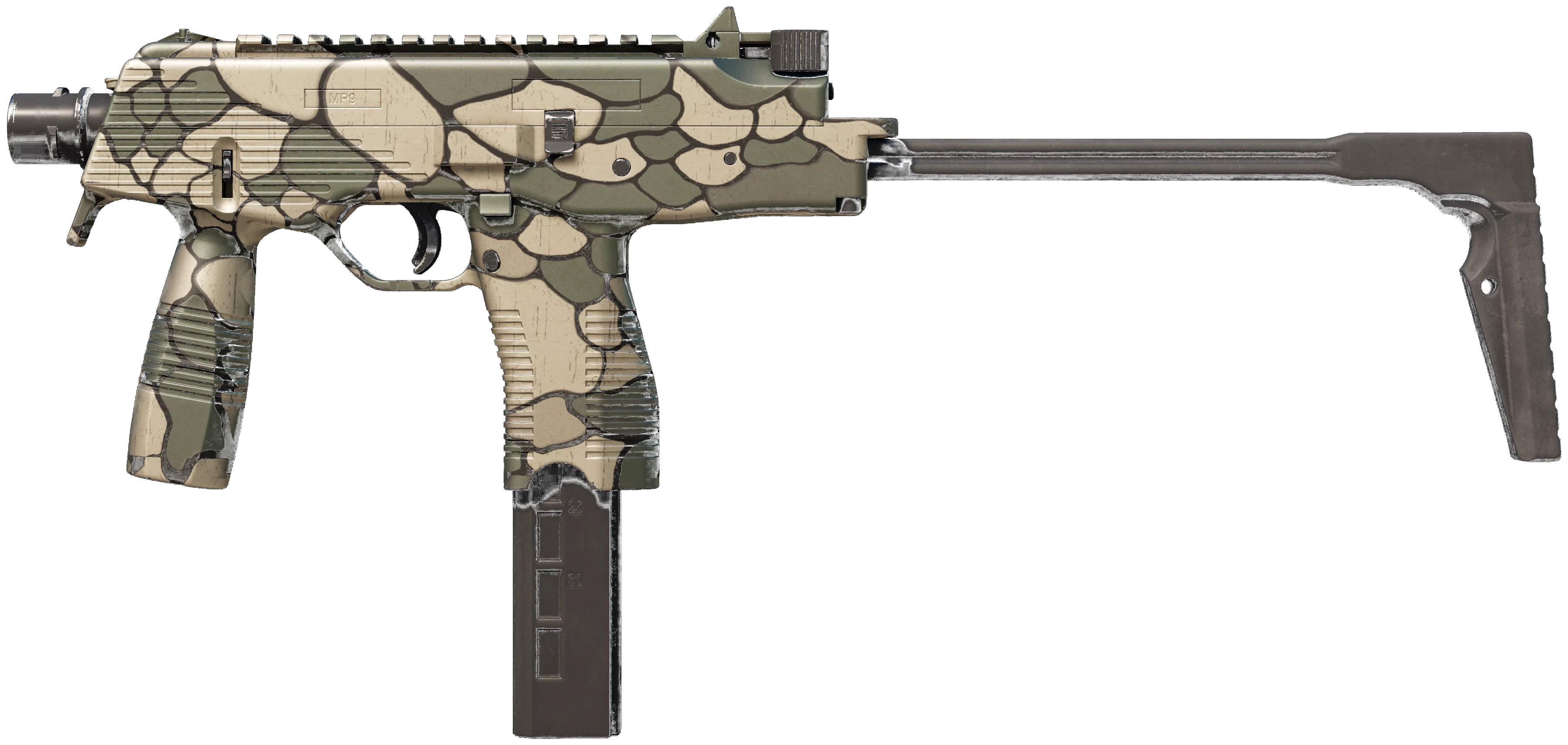 MP9 | Sand Scale representative Minimal Wear wear preview