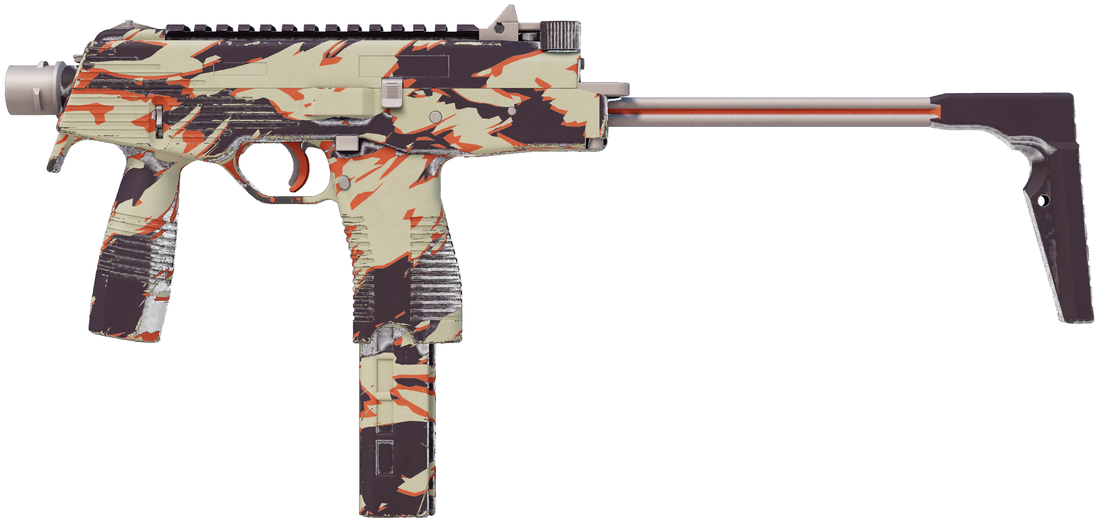 MP9 | Shredded representative Minimal Wear wear preview