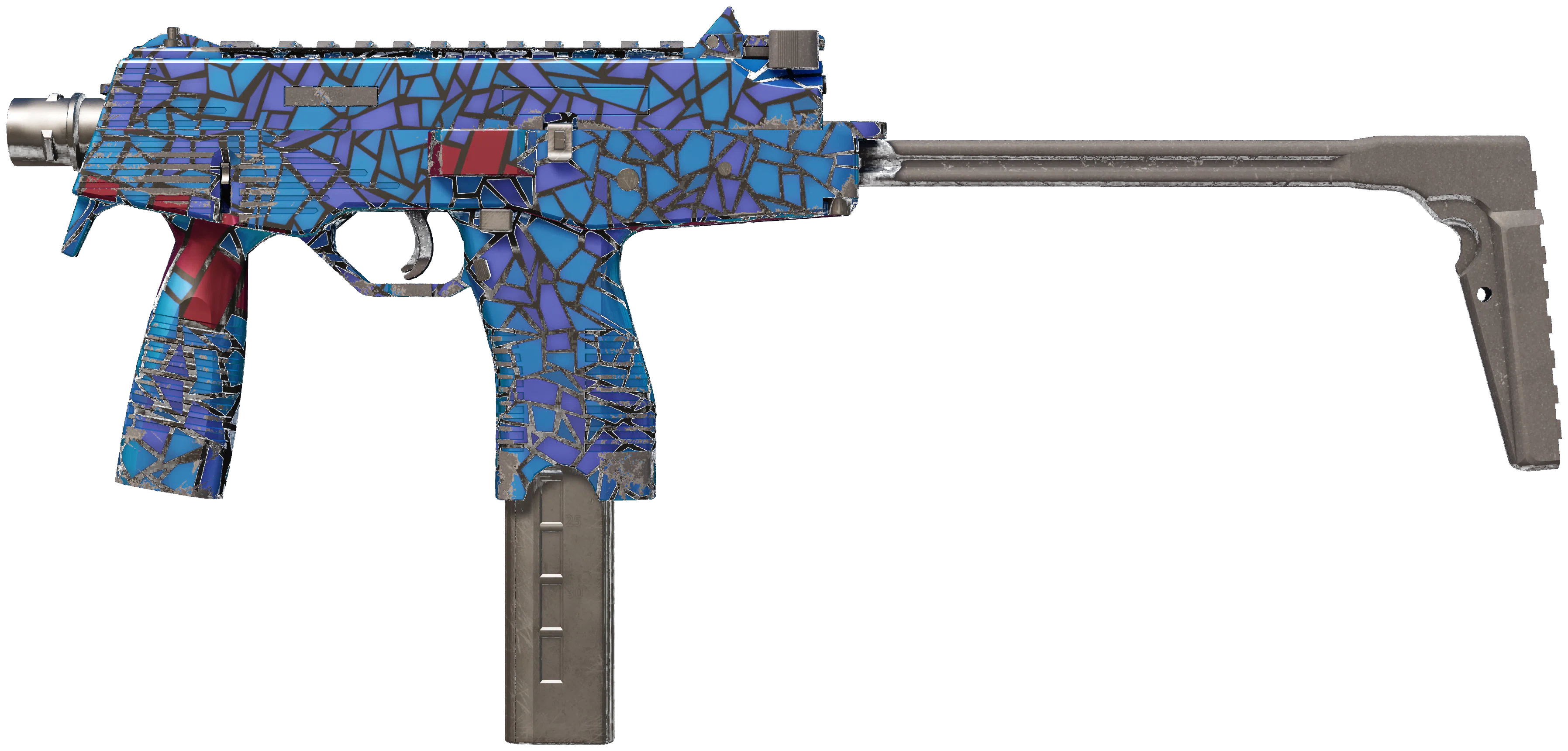 MP9 | Stained Glass representative Minimal Wear wear preview