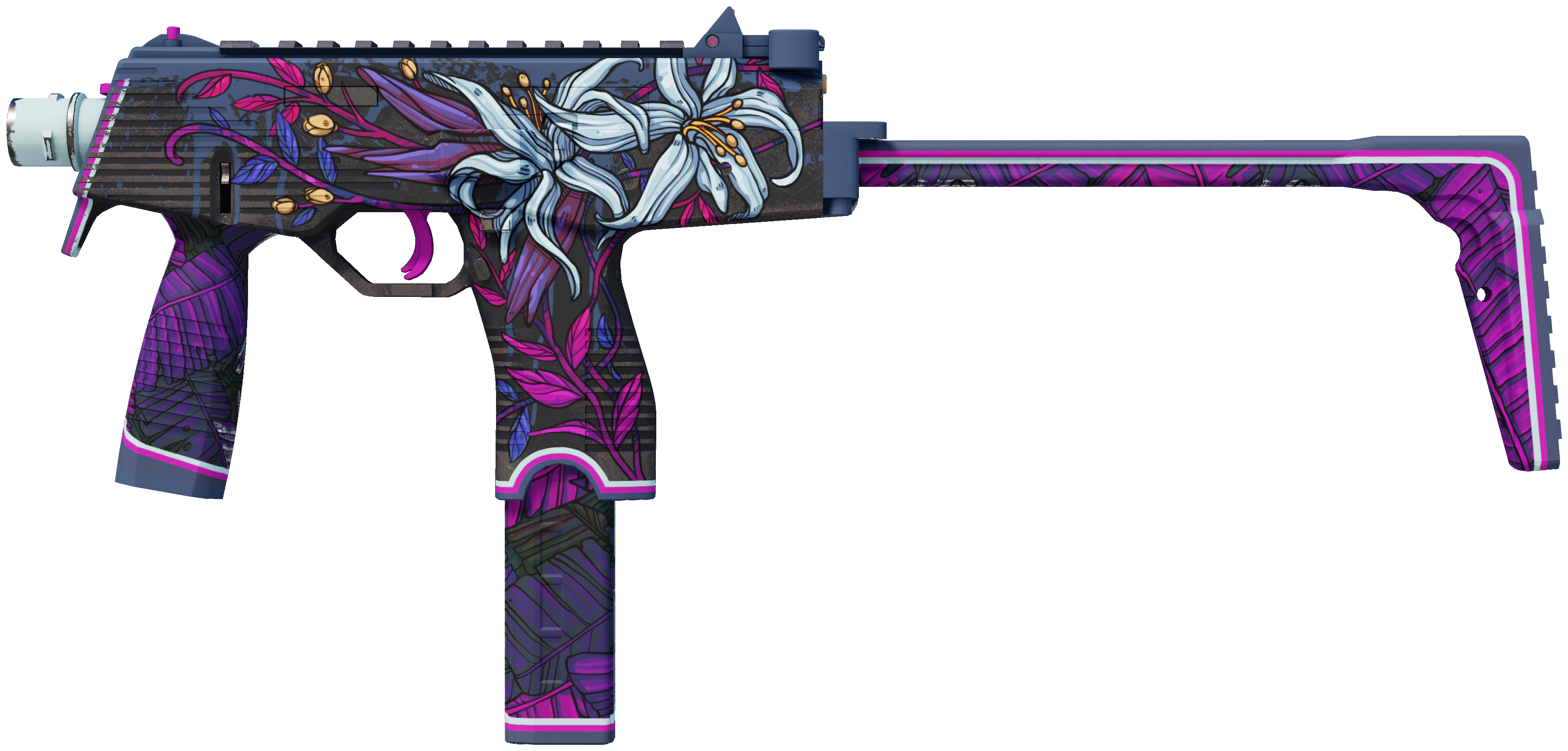 MP9 | Wild Lily CS2 skin — open high-resolution image