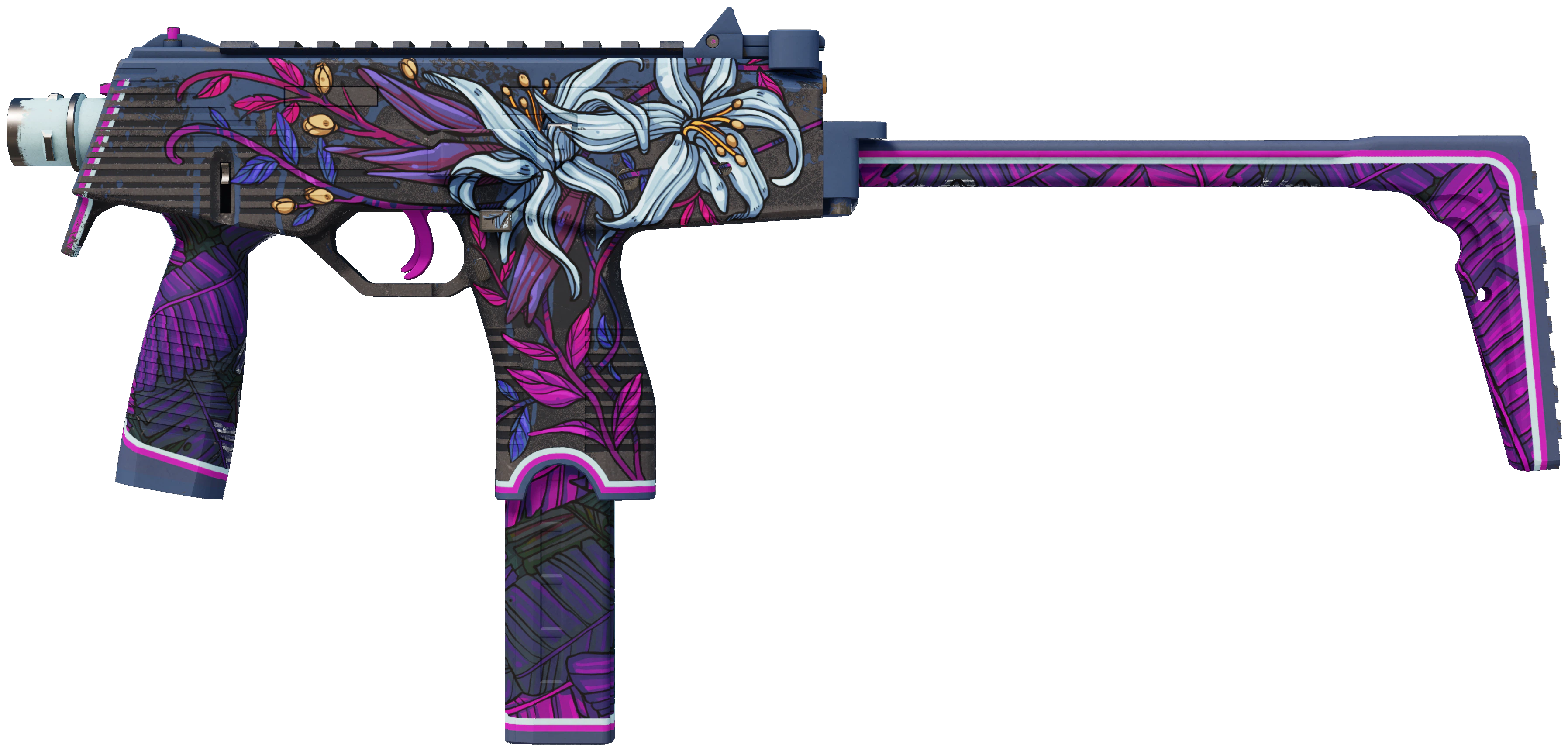 MP9 | Wild Lily representative Minimal Wear wear preview