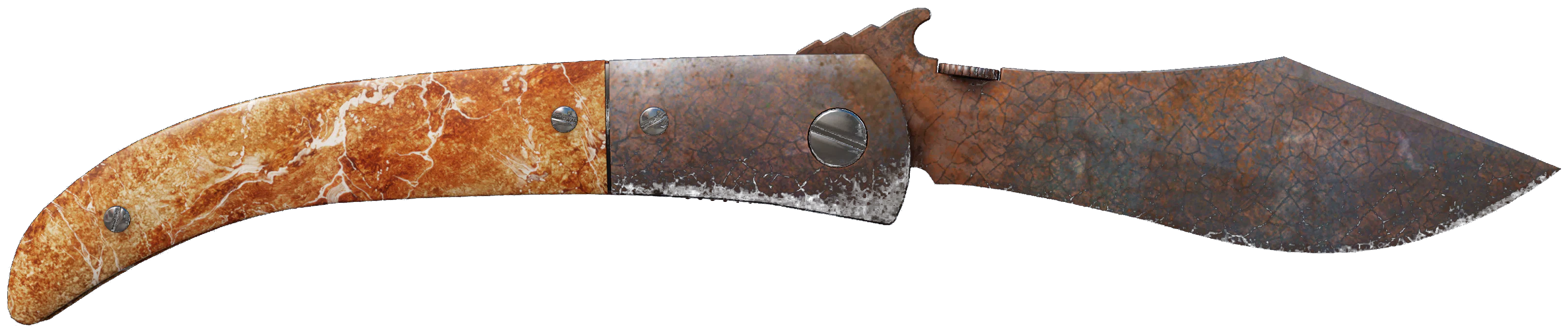 ★ Navaja Knife | Rust Coat representative Well-Worn wear preview