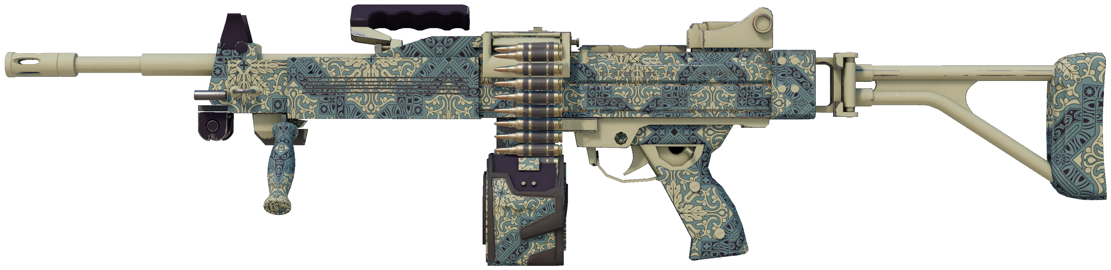 Negev | Boroque Sand CS2 skin — open high-resolution image