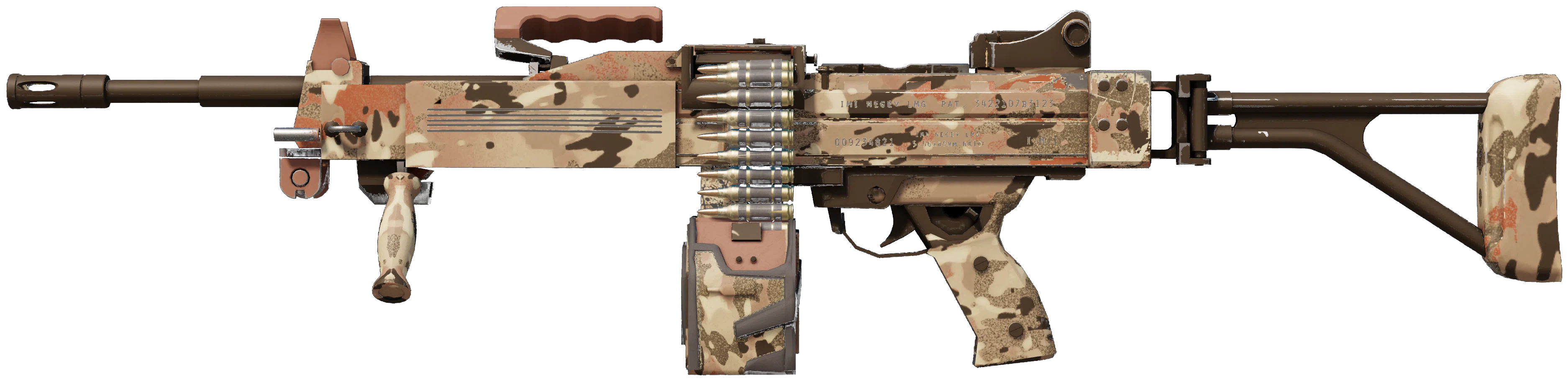 Negev | CaliCamo CS2 skin — open high-resolution image