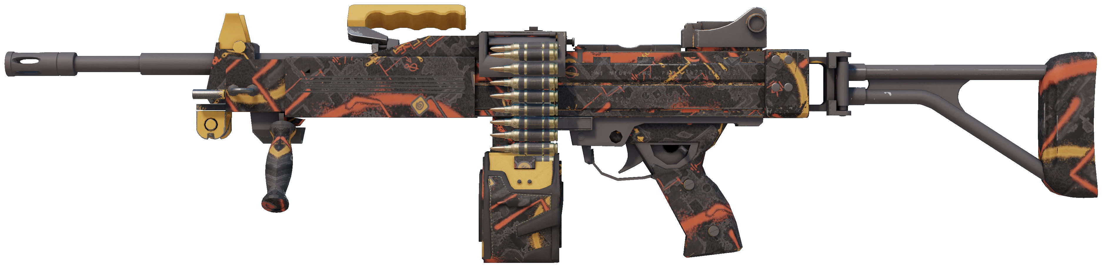 Negev | Infrastructure CS2 skin — open high-resolution image