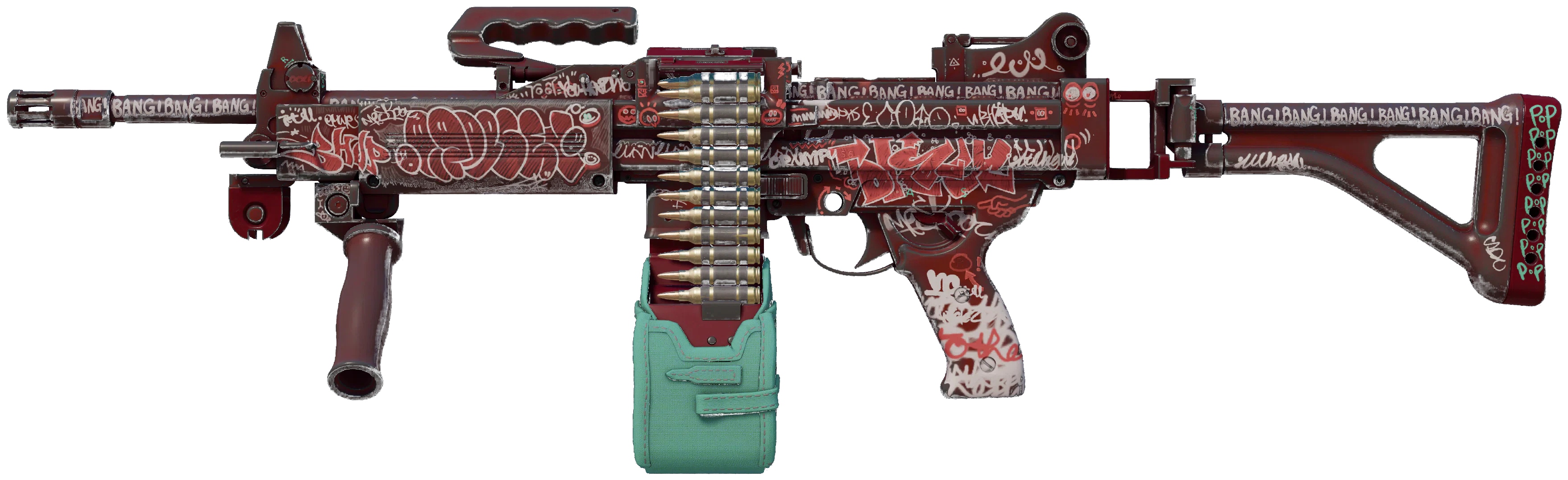 Negev | Wall Bang CS2 skin — open high-resolution image