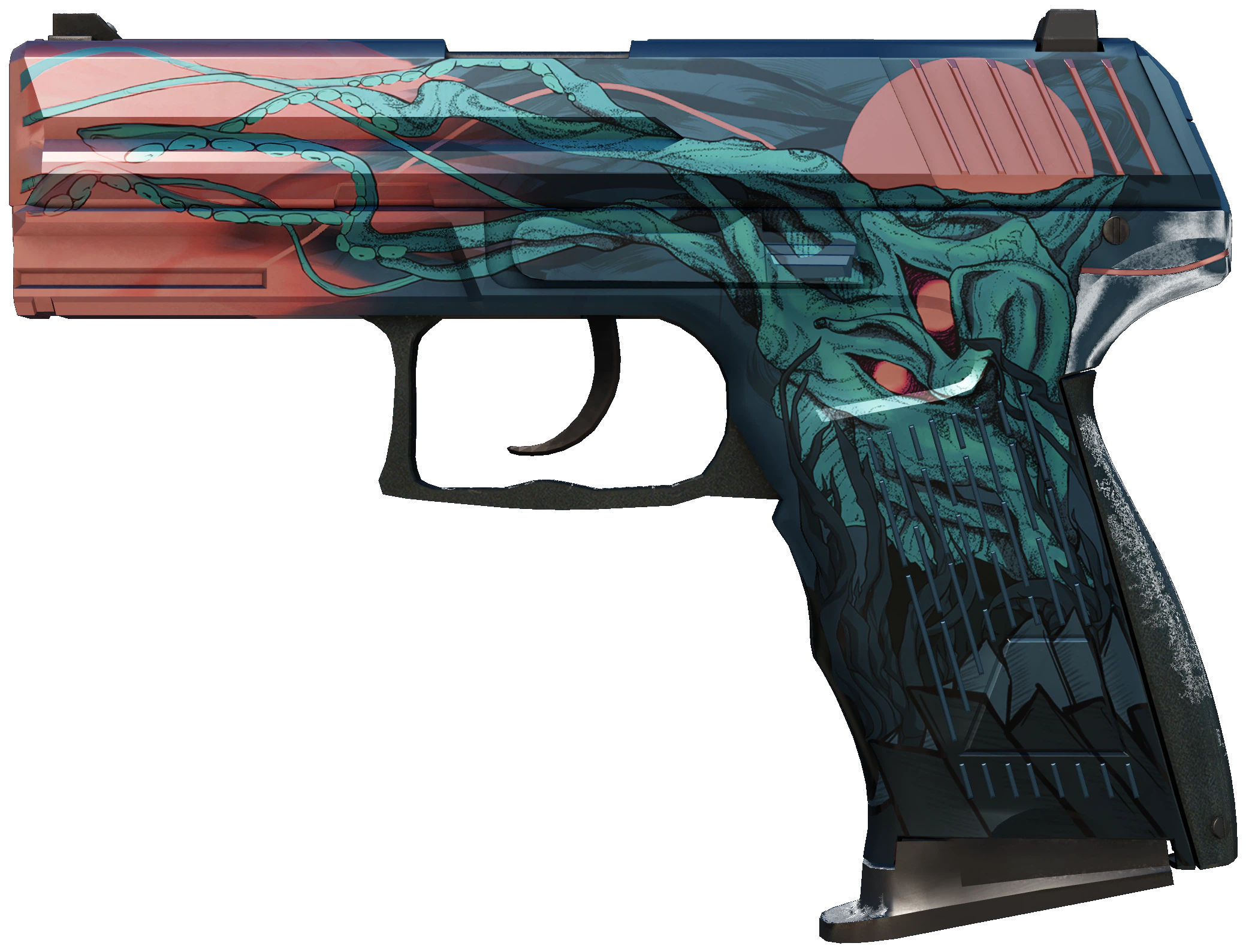 P2000 | Gnarled CS2 skin — open high-resolution image