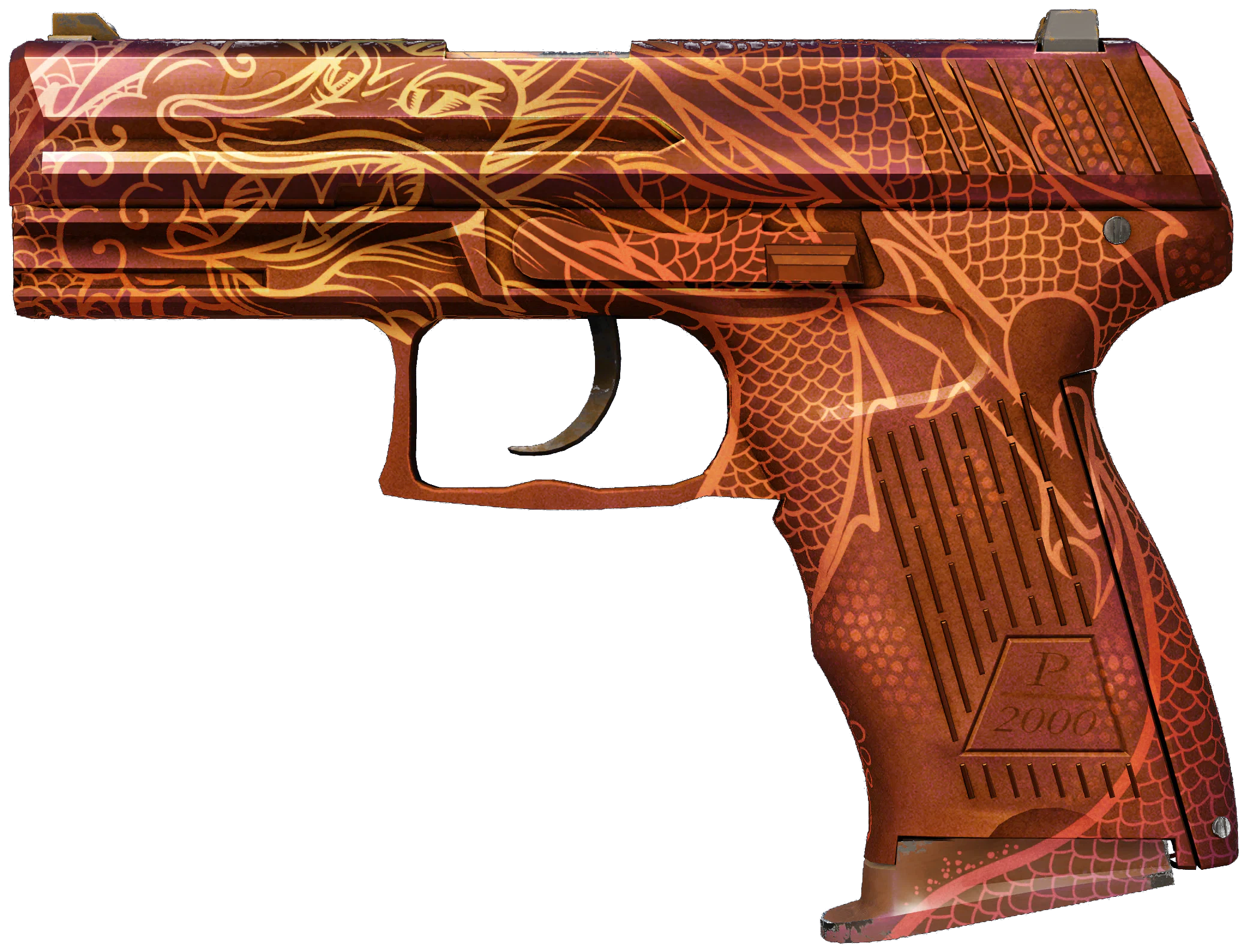 P2000 | Imperial Dragon representative Minimal Wear wear preview