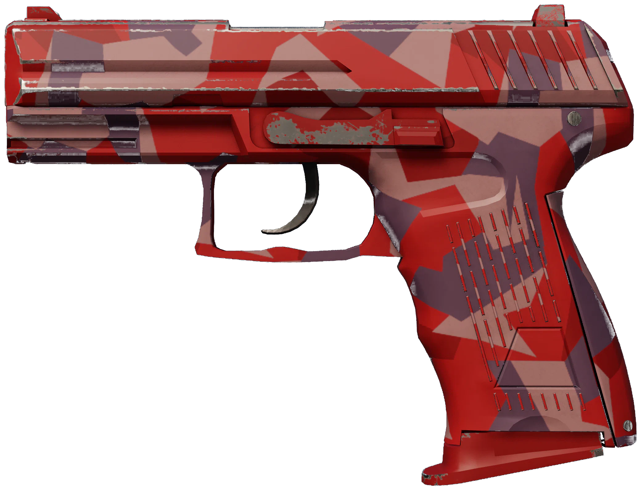P2000 | Red FragCam CS2 skin — open high-resolution image