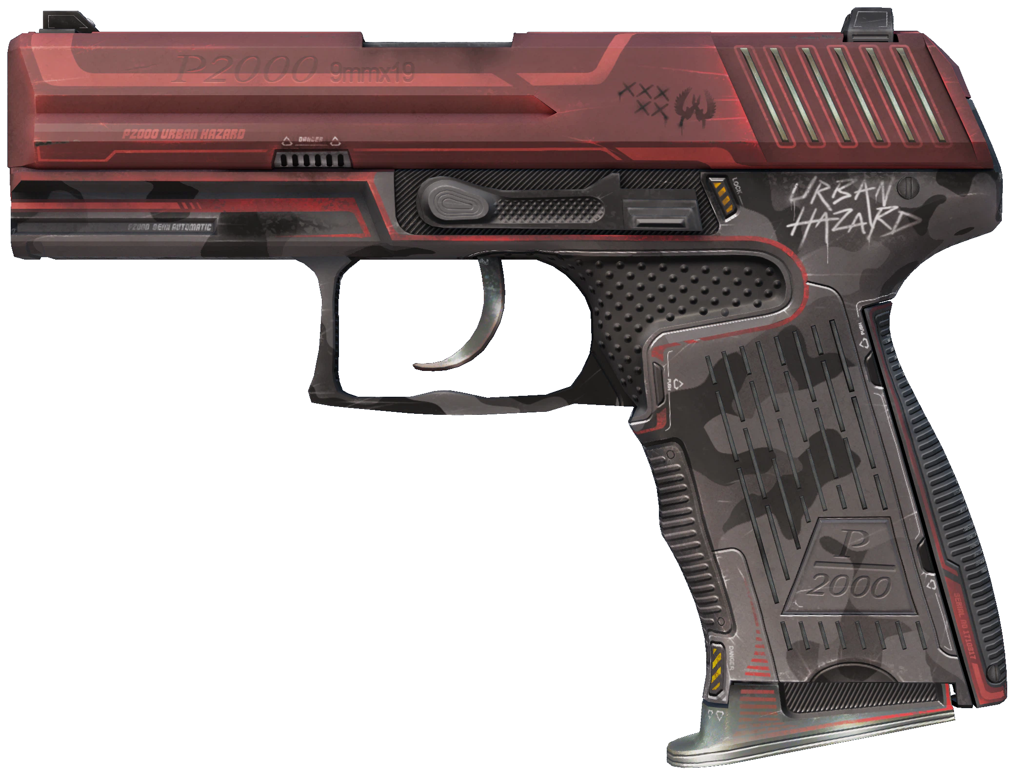 P2000 | Urban Hazard CS2 skin — open high-resolution image