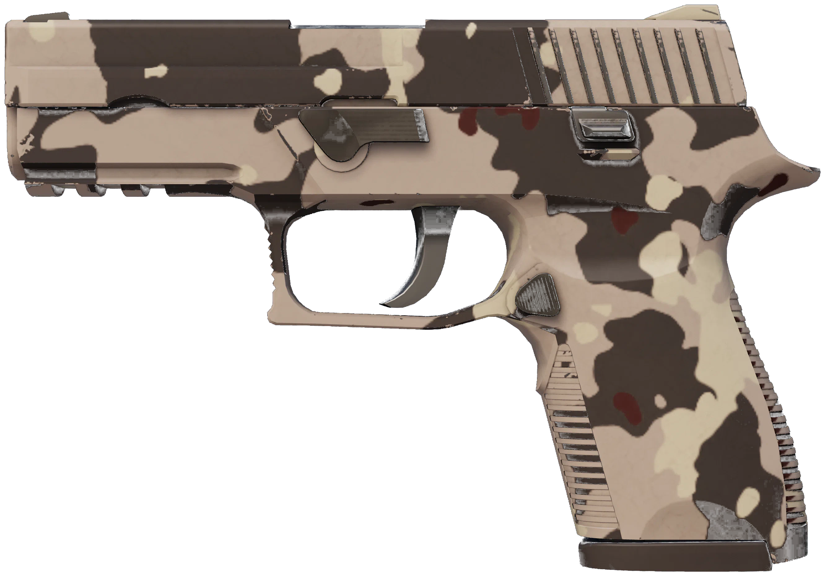 P250 | Black & Tan CS2 skin — open high-resolution image