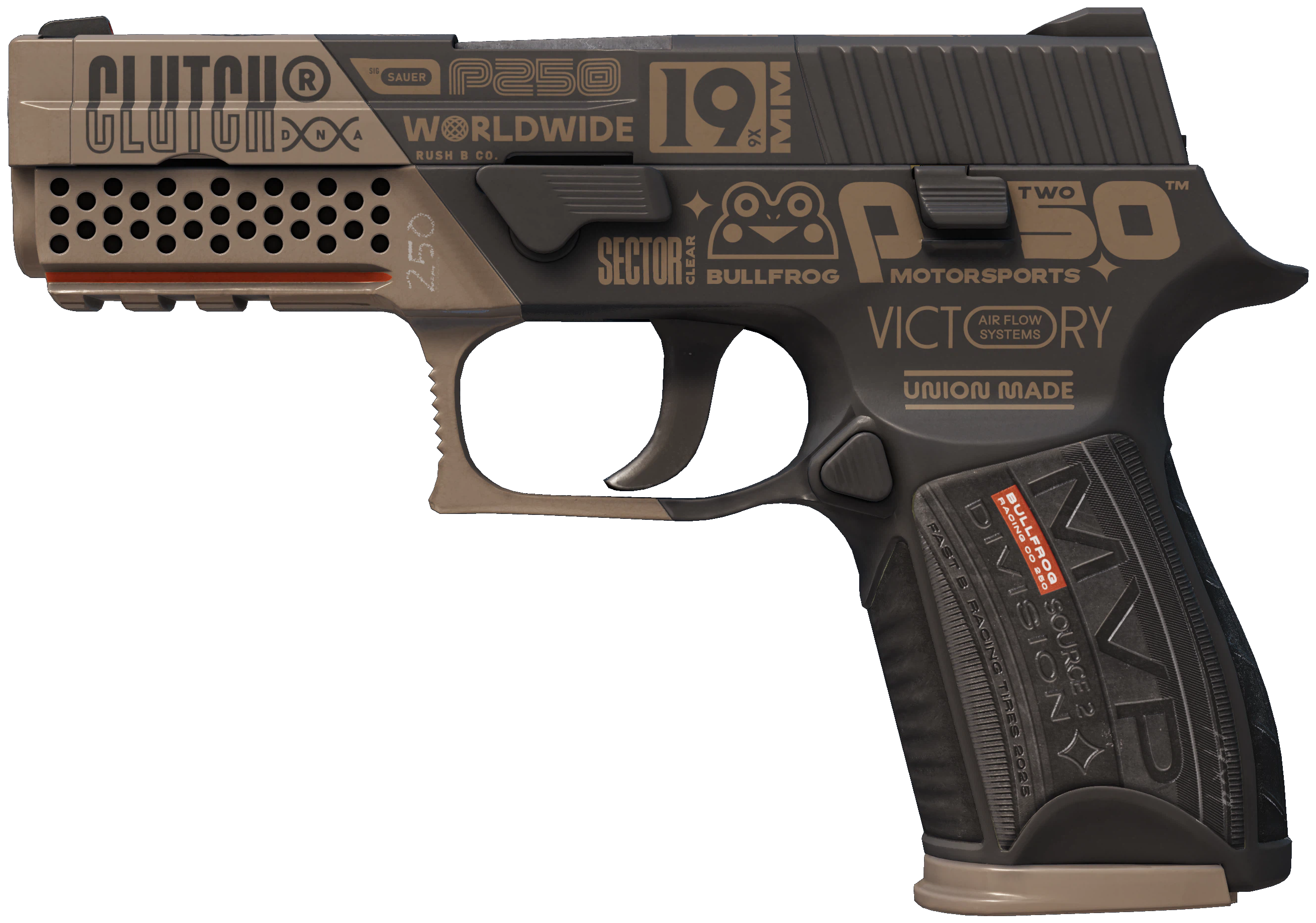 P250 | Bullfrog CS2 skin — open high-resolution image