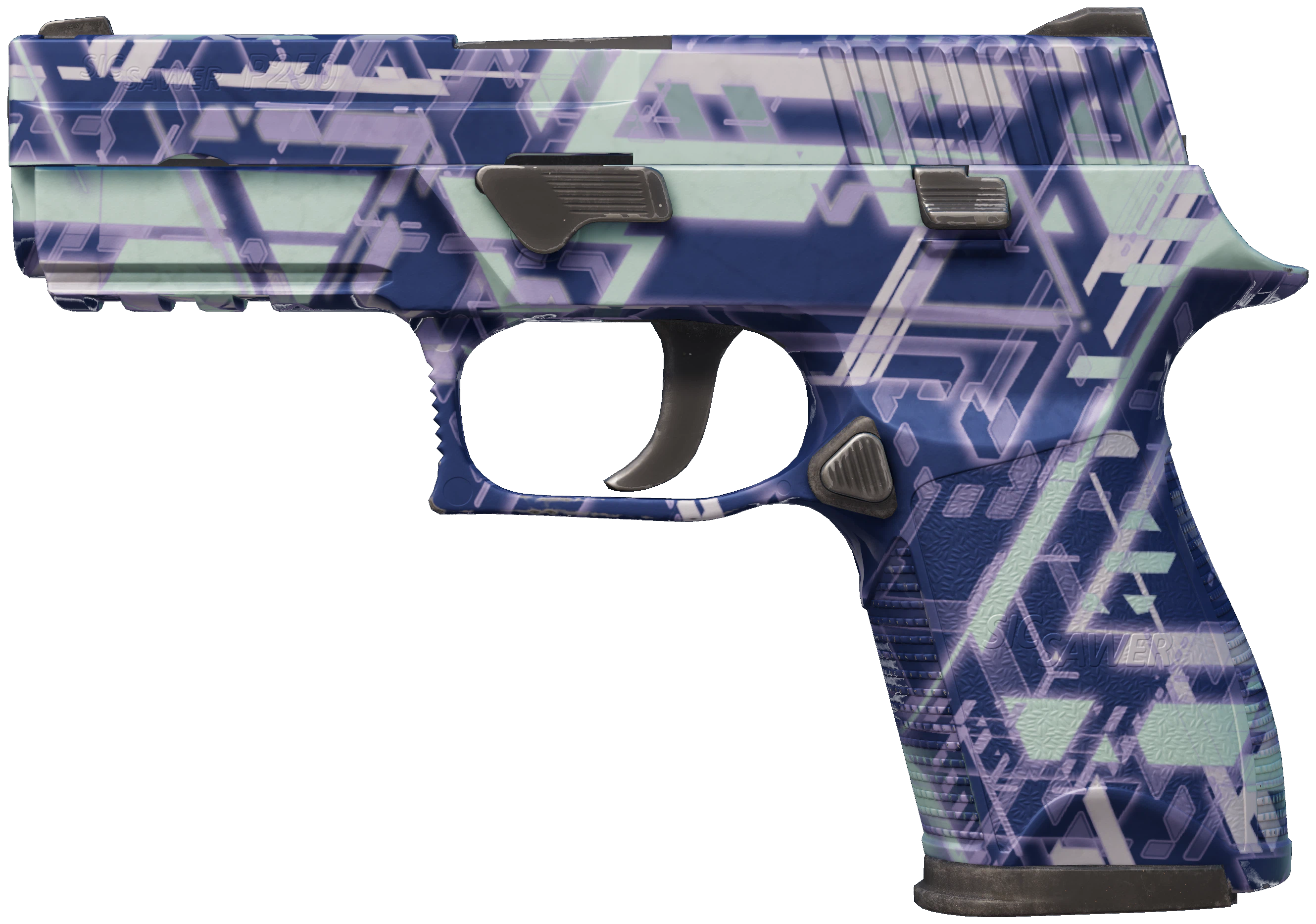 P250 | Digital Architect CS2 skin — open high-resolution image