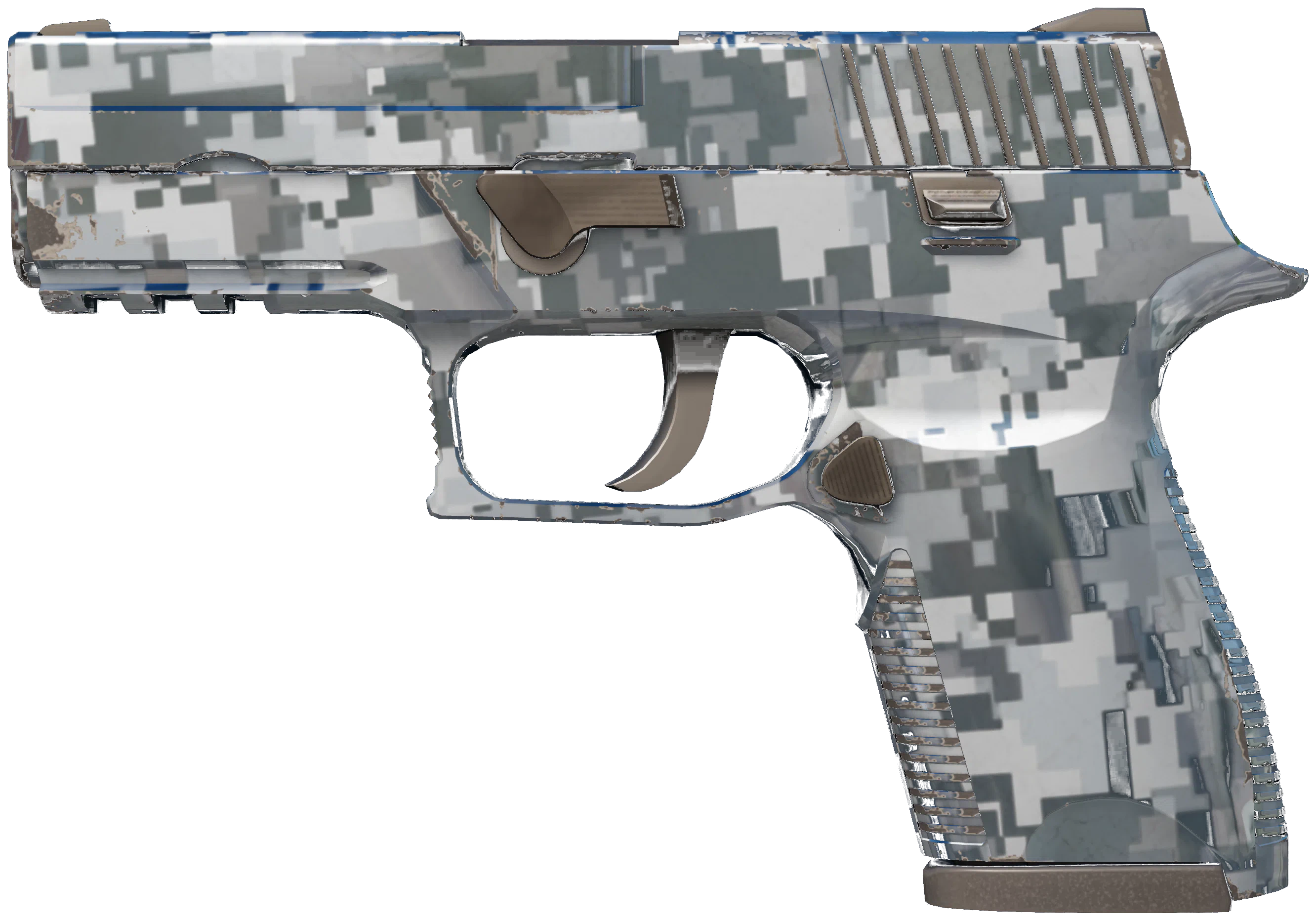 P250 | Steel Disruption representative Minimal Wear wear preview