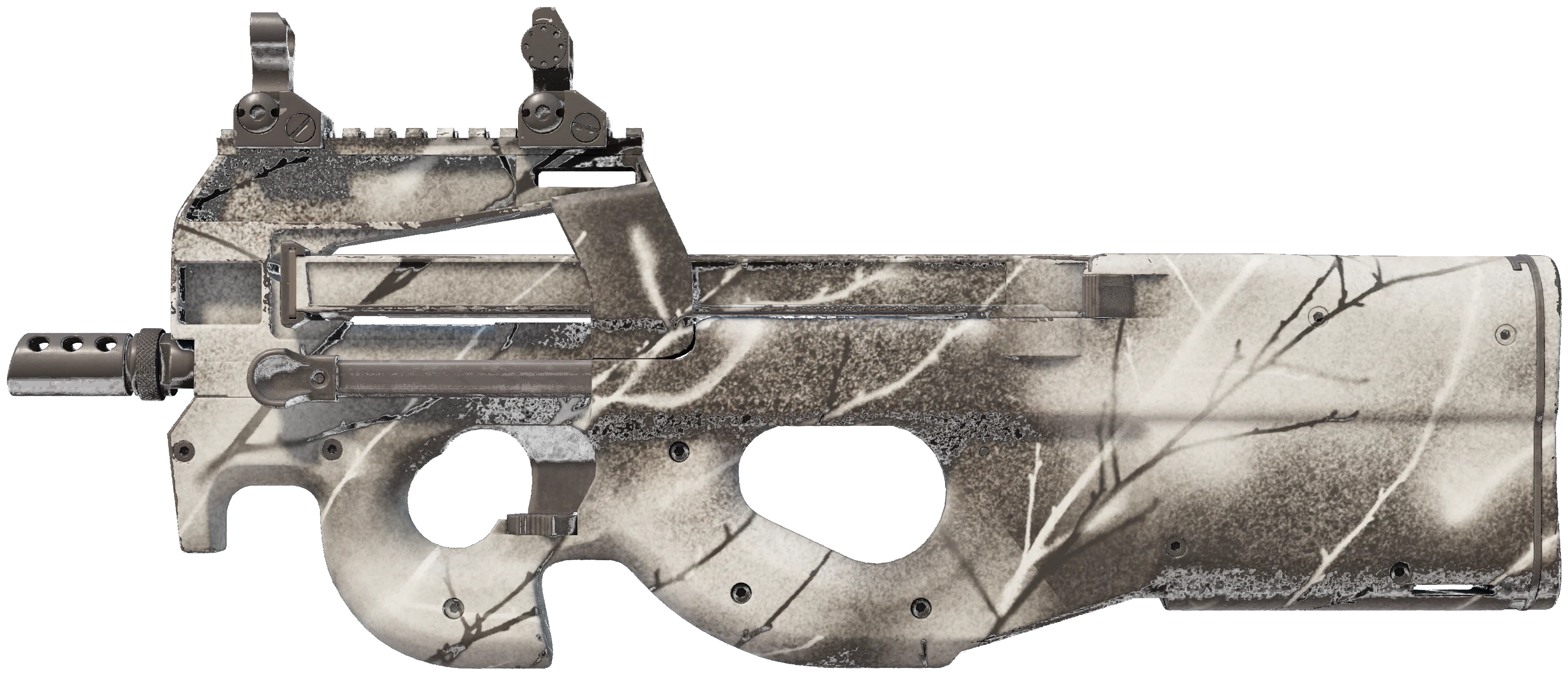 P90 | Ash Wood CS2 skin — open high-resolution image