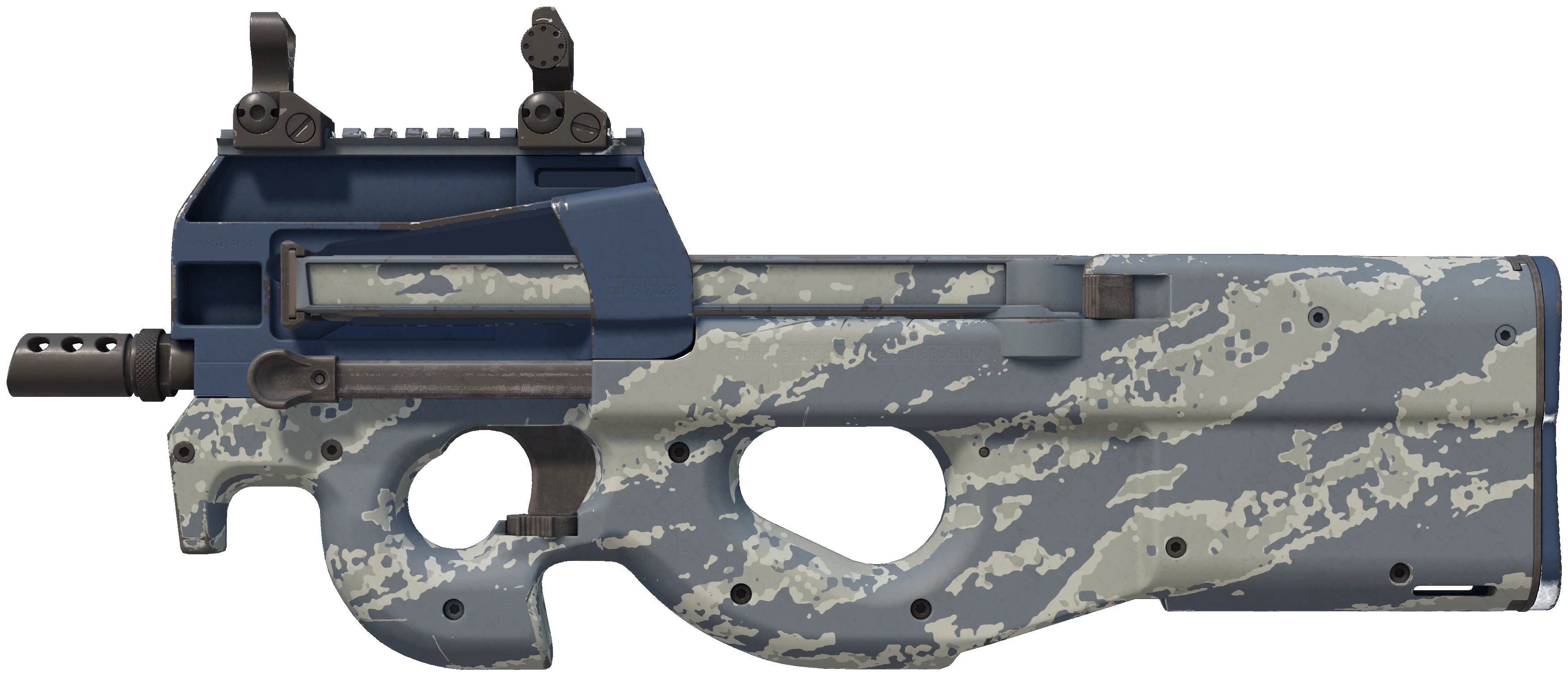 P90 | Blue Tac representative Minimal Wear wear preview