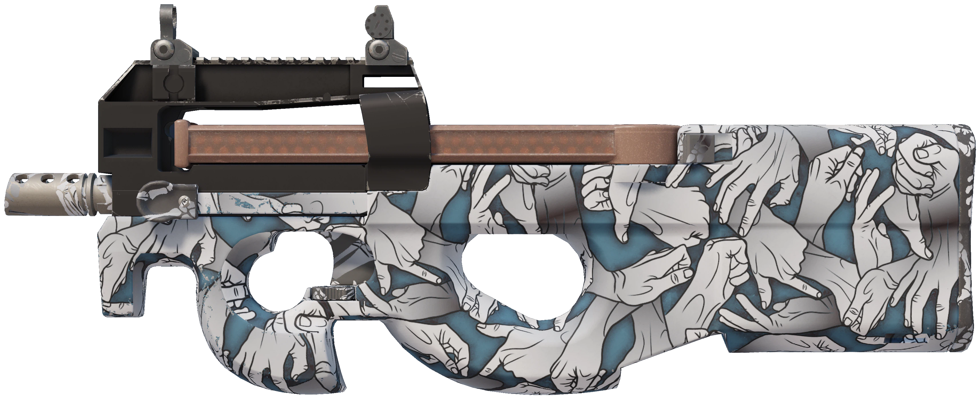 P90 | Death Grip CS2 skin — open high-resolution image