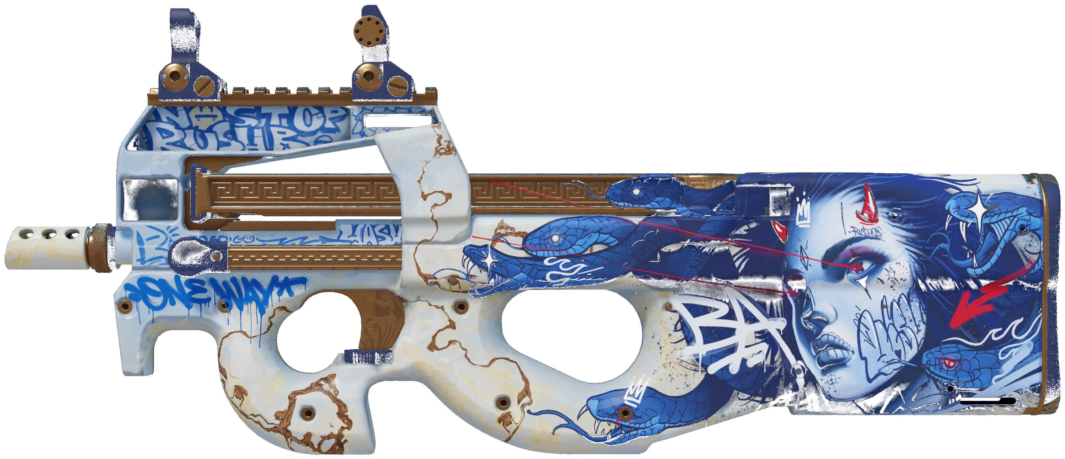 P90 | Deathgaze CS2 skin — open high-resolution image