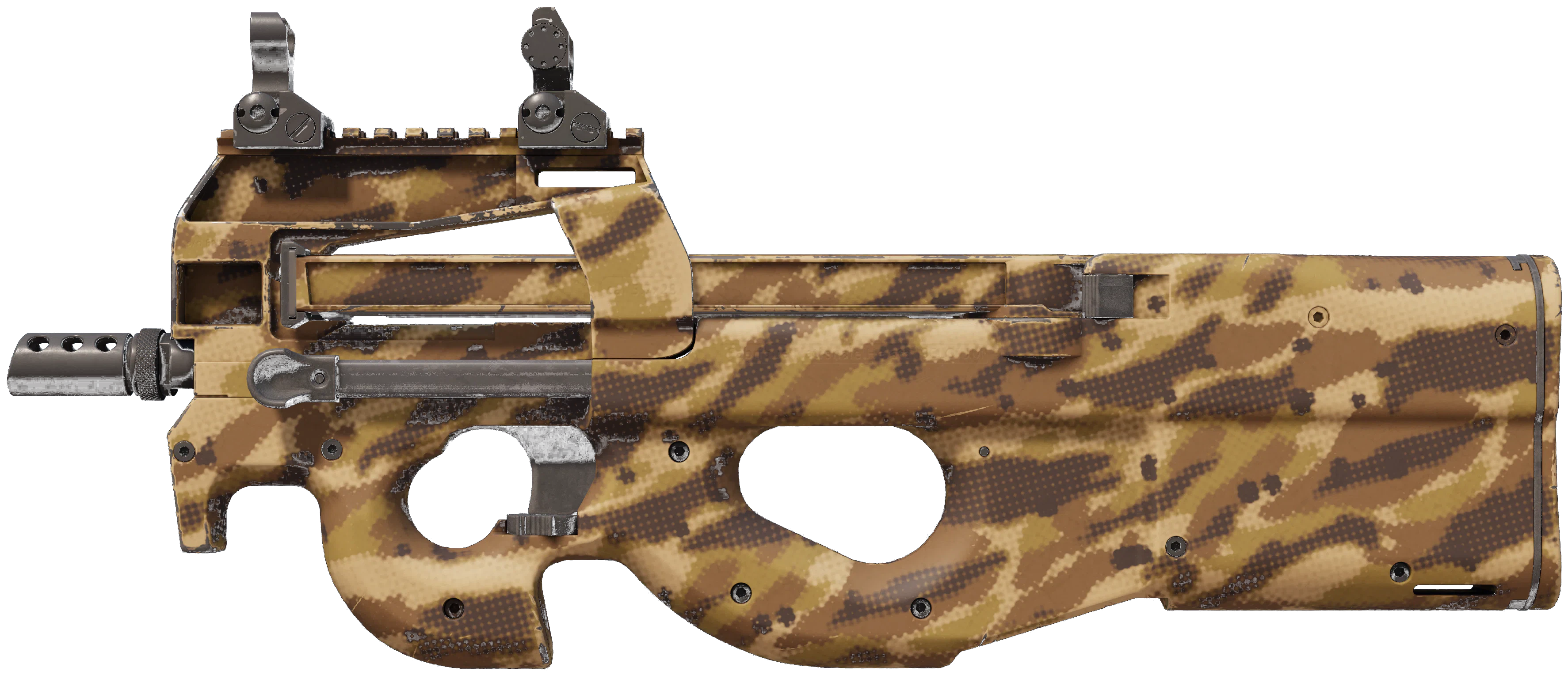 P90 | Desert Halftone representative Minimal Wear wear preview