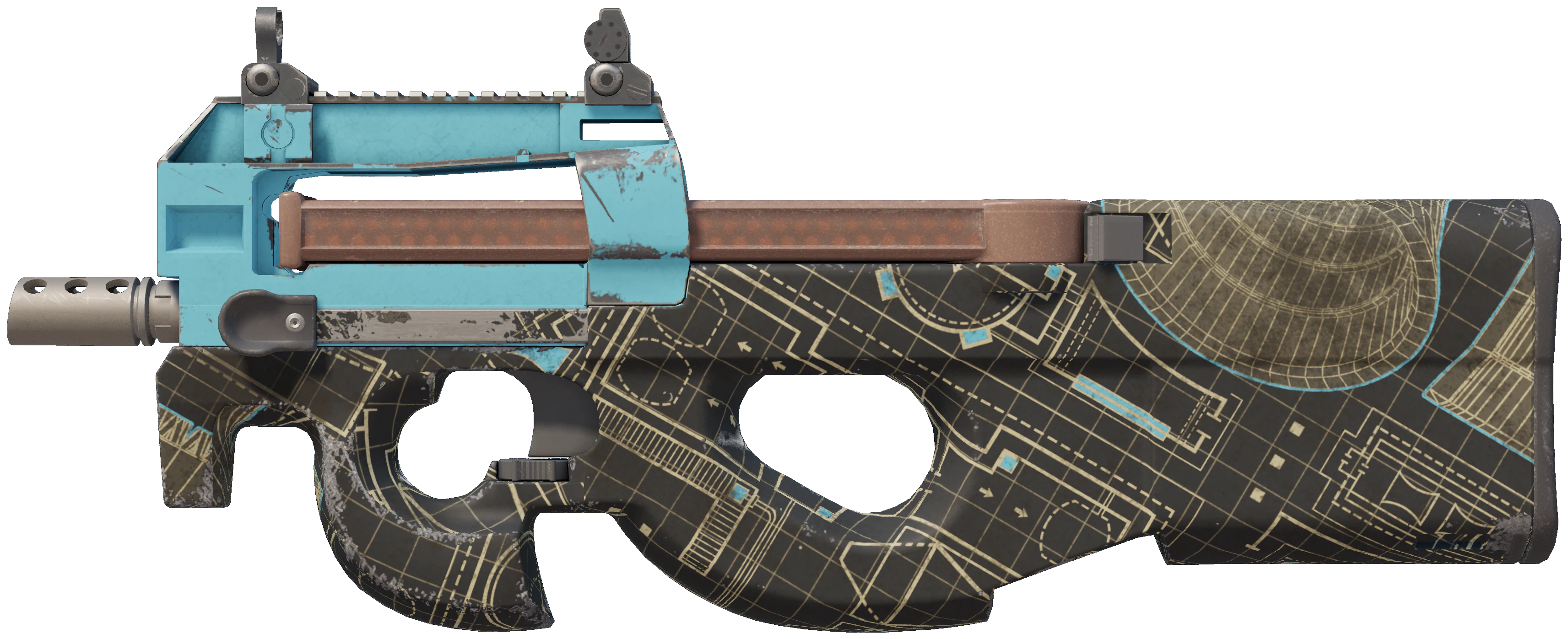 P90 | Facility Negative representative Minimal Wear wear preview