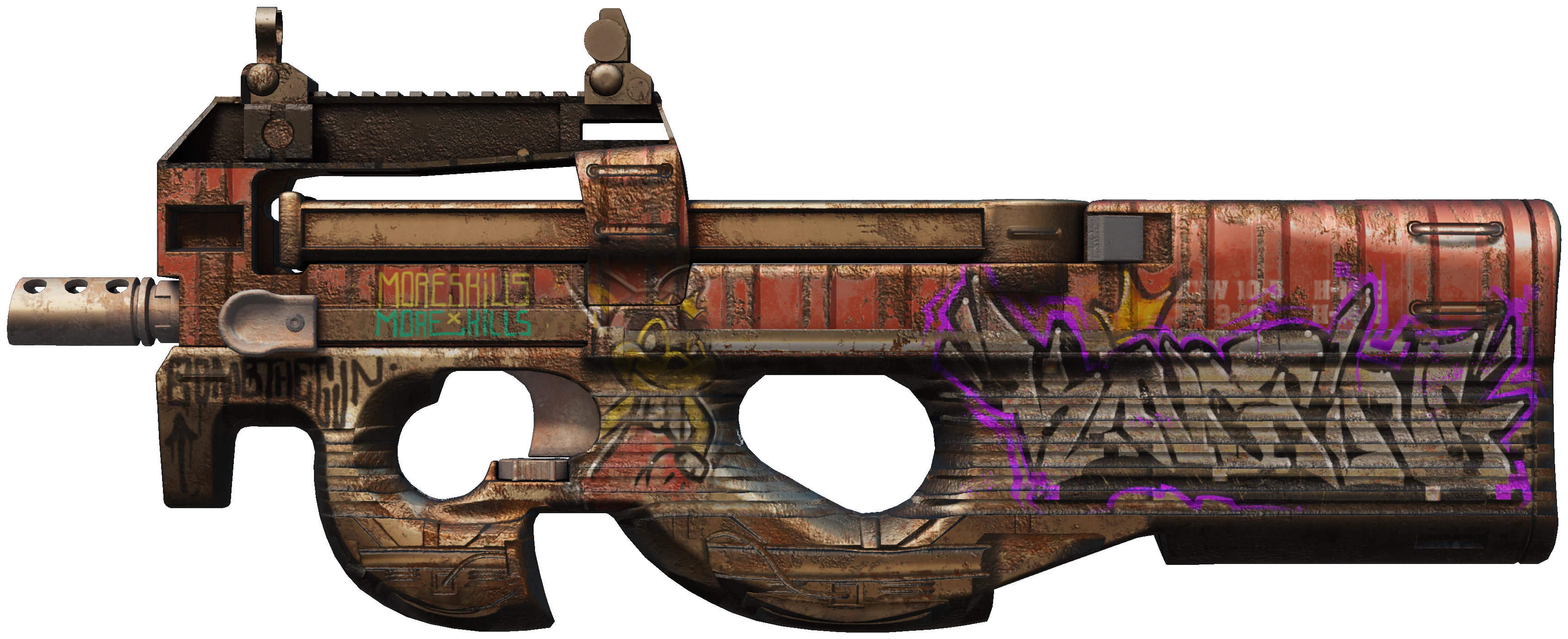 P90 | Freight CS2 skin — open high-resolution image