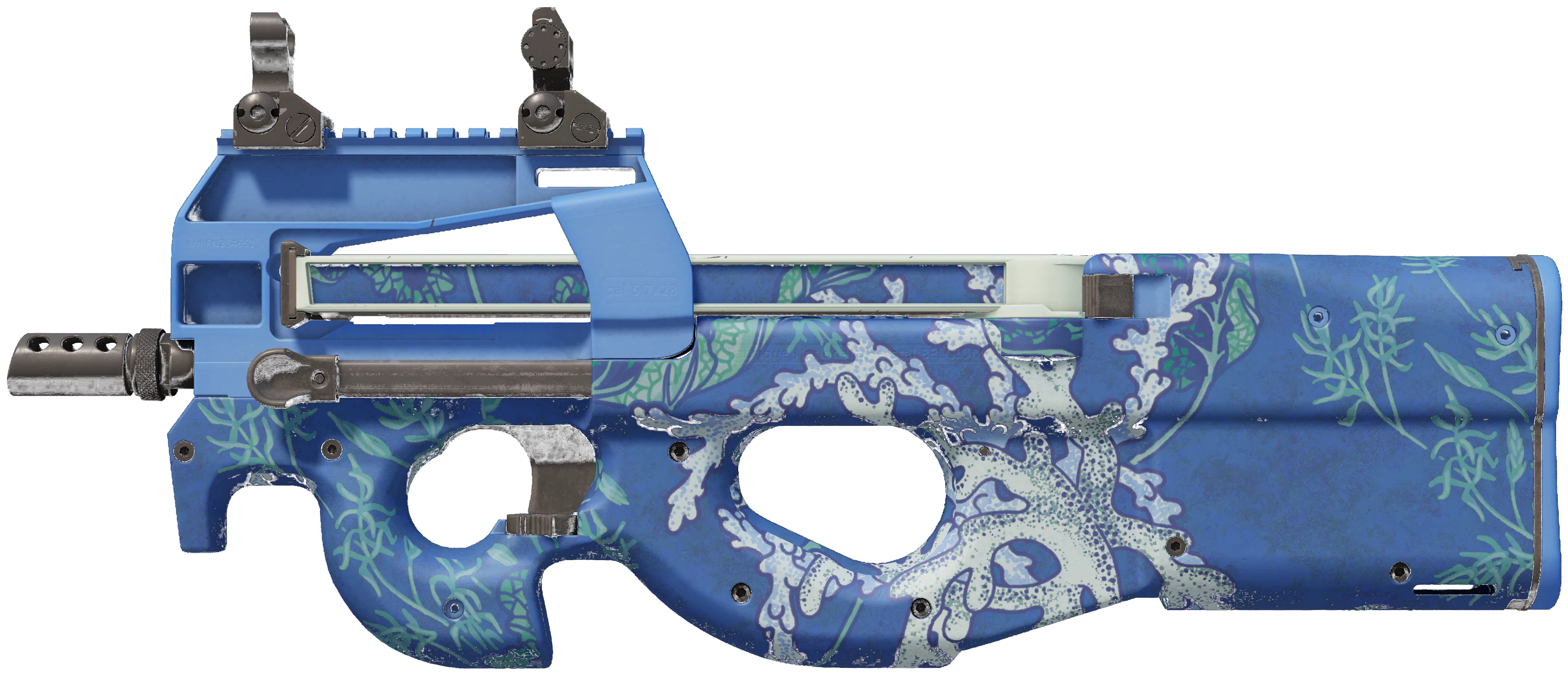 P90 | Reef Grief CS2 skin — open high-resolution image