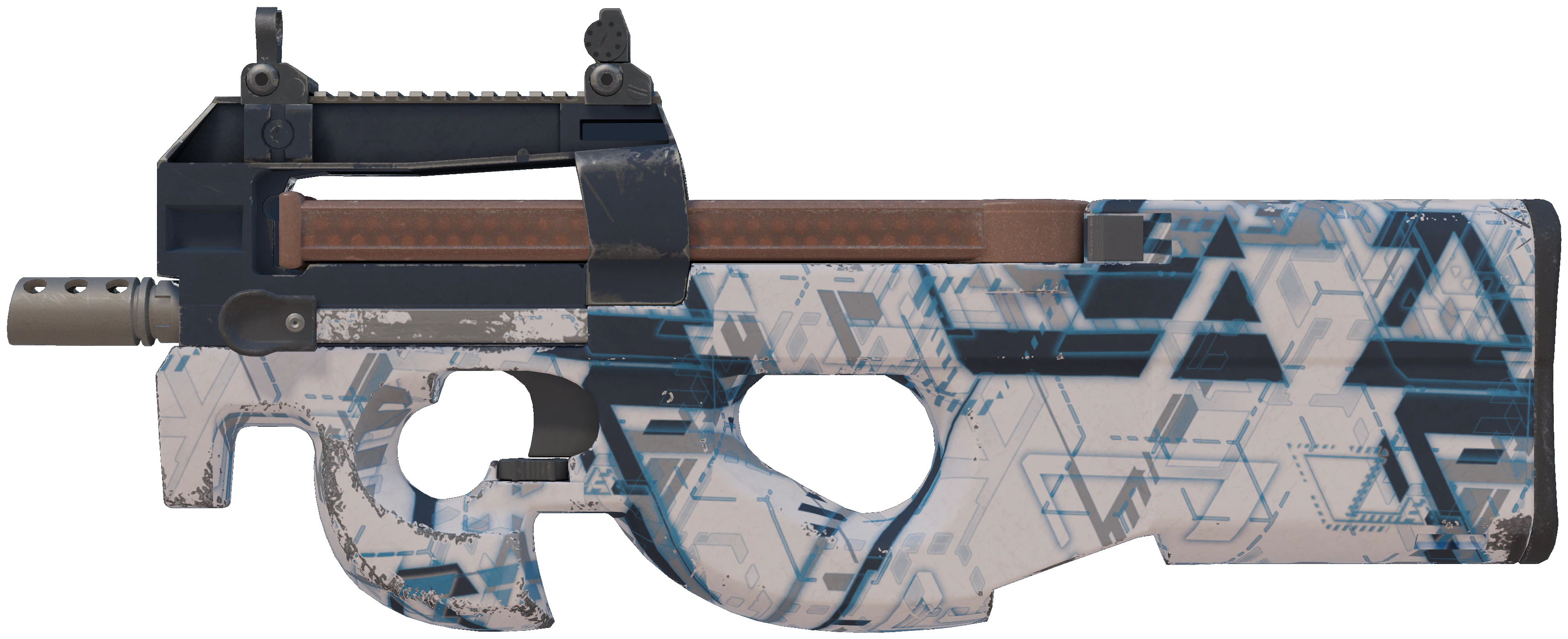 P90 | Schematic representative Minimal Wear wear preview