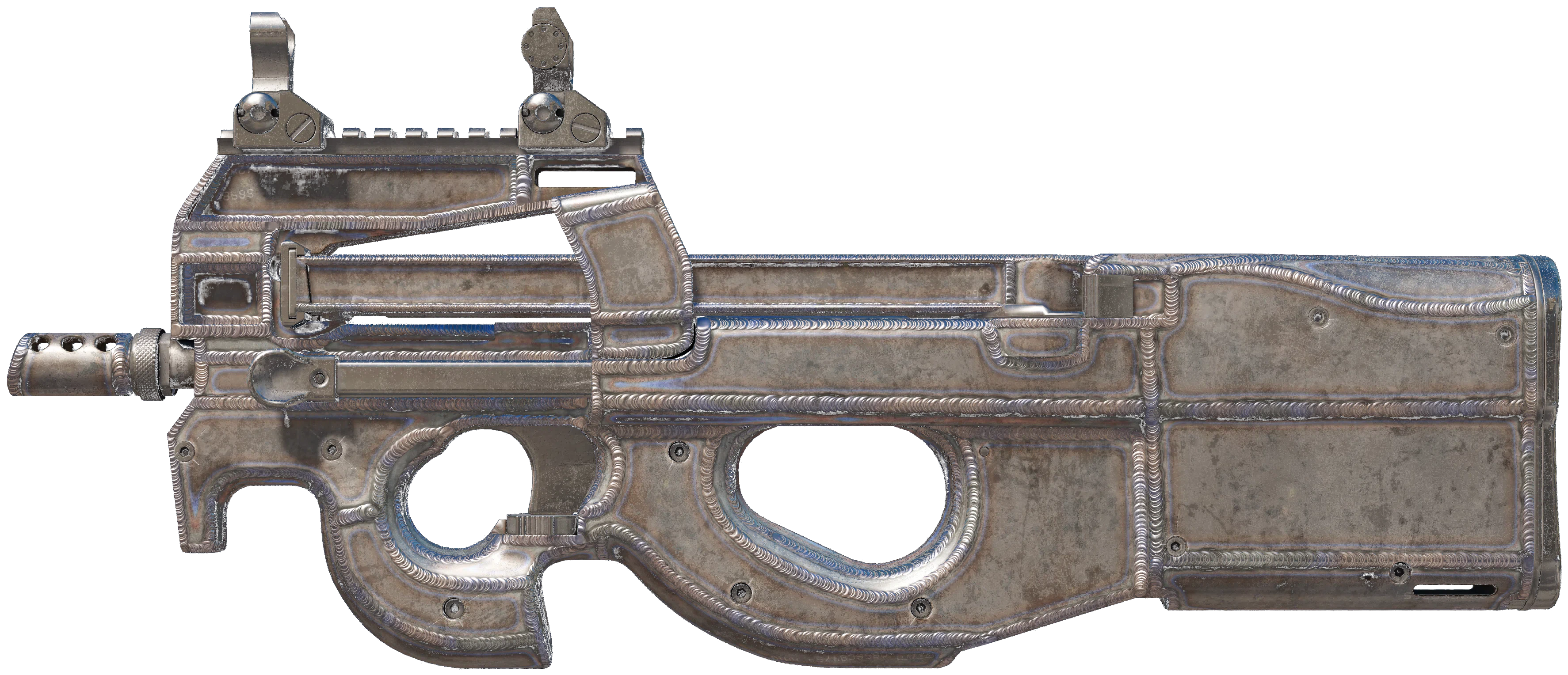 P90 | Straight Dimes CS2 skin — open high-resolution image
