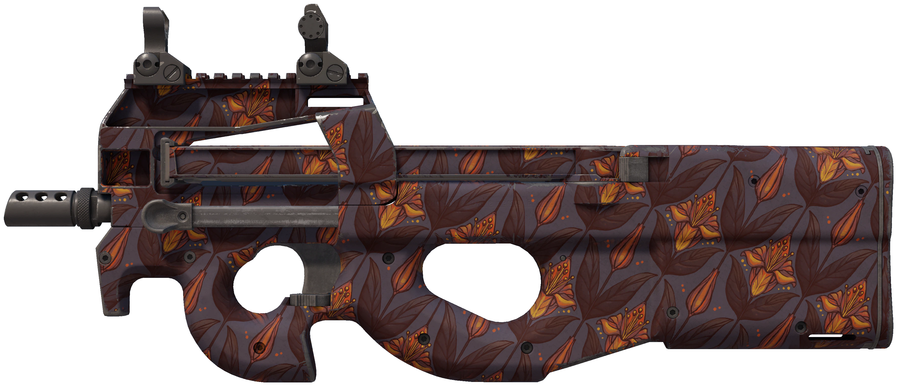 P90 | Sunset Lily representative Minimal Wear wear preview