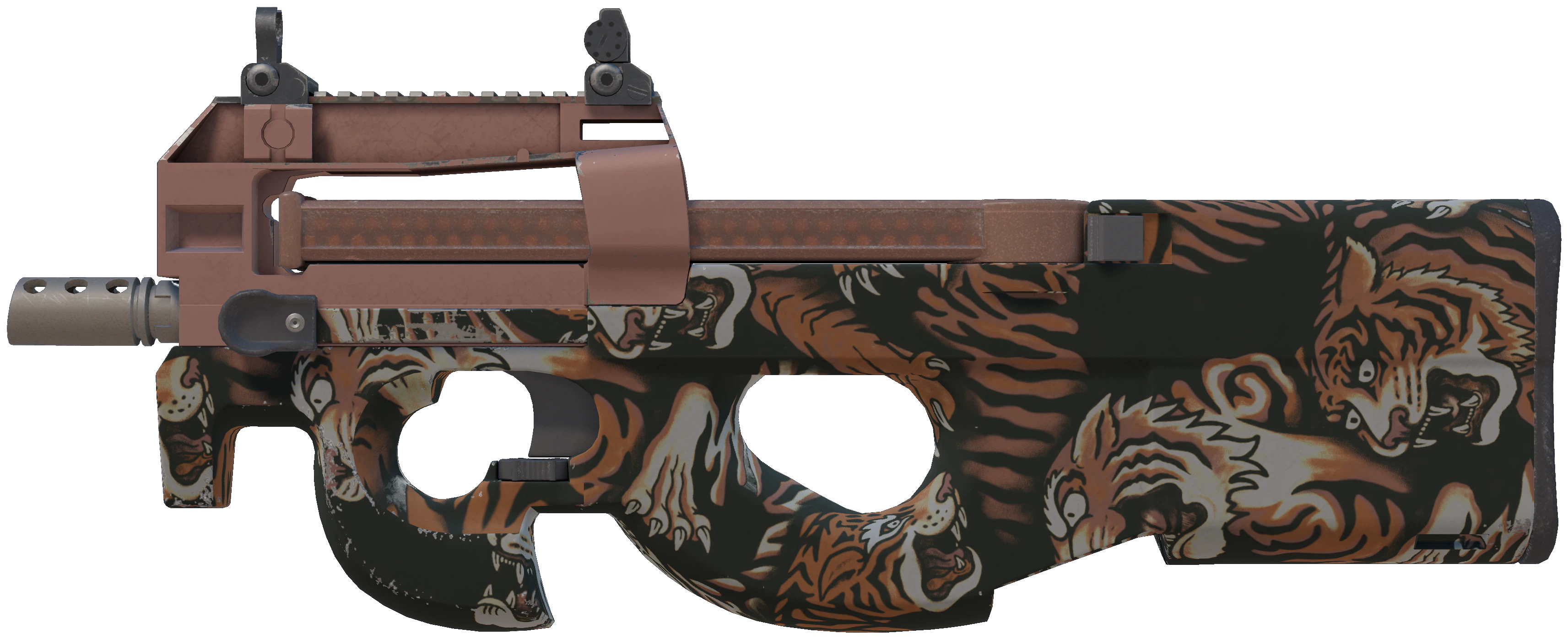 P90 | Tiger Pit CS2 skin — open high-resolution image