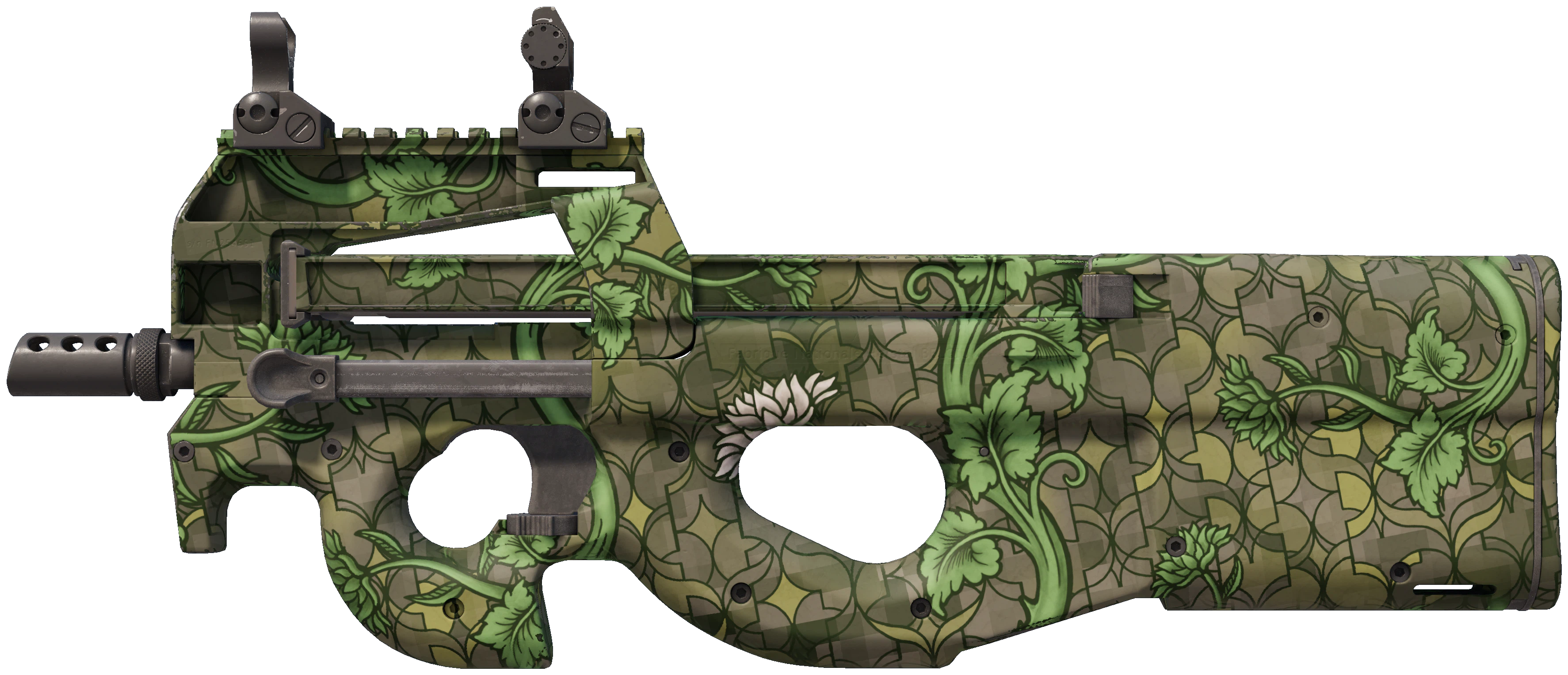 P90 | Verdant Growth CS2 skin — open high-resolution image