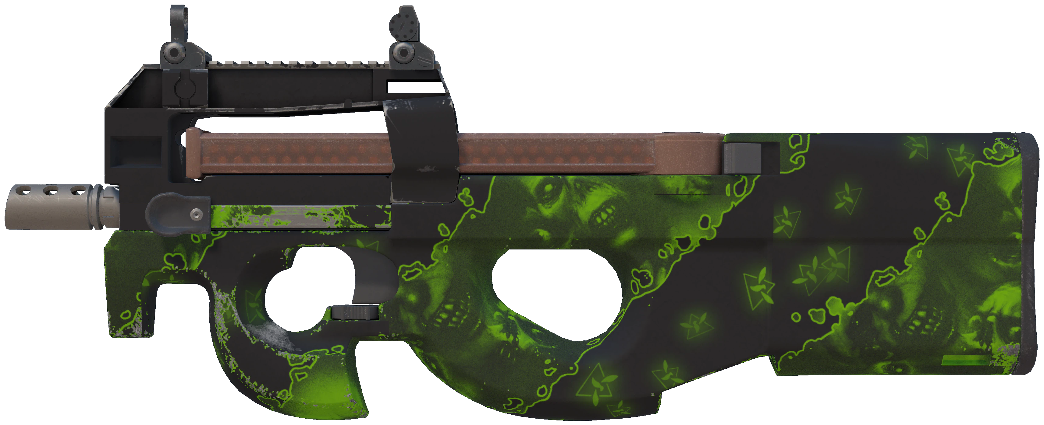 P90 | Virus CS2 skin — open high-resolution image